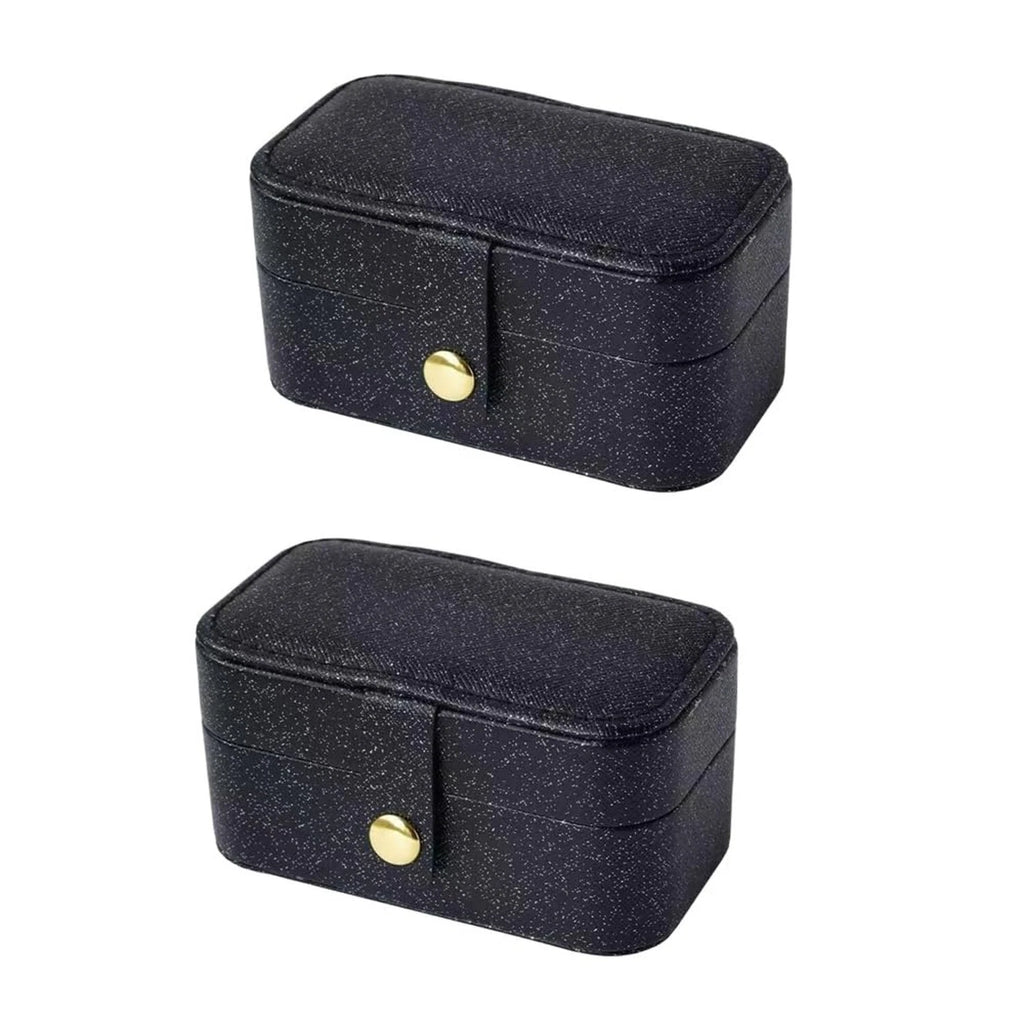 Travel Jewelry Box,2PCS Mini Jewelry Holder,Jewelry Storage Box,Simple Ring N... | eBay