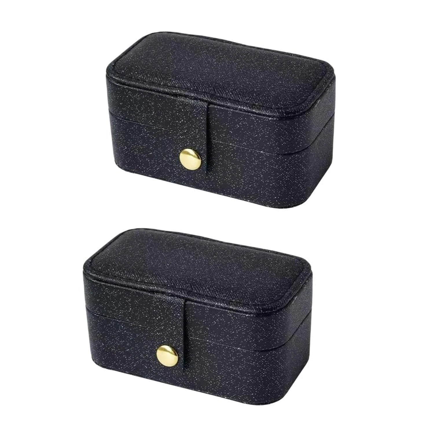 Travel Jewelry Box,2PCS Mini Jewelry Holder,Jewelry Storage Box,Simple Ring N... | eBay