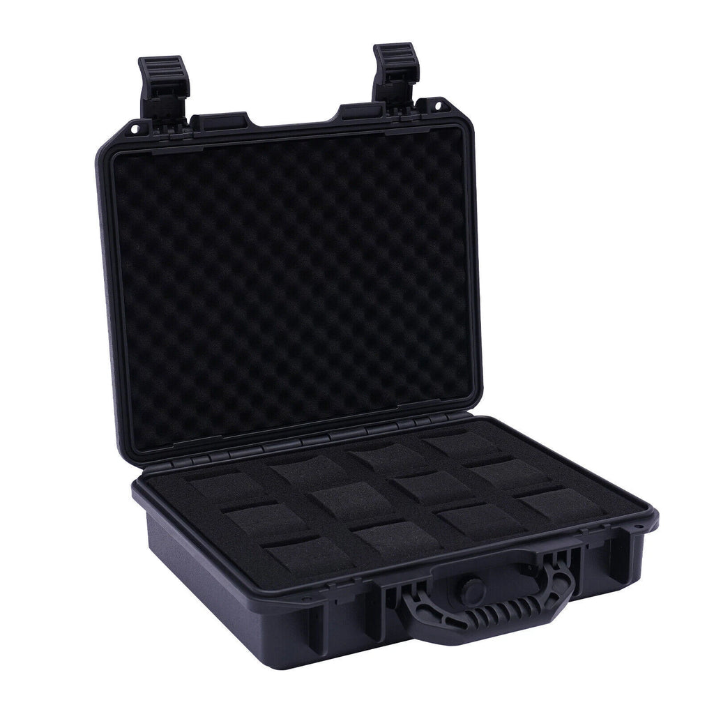 12 Slots Watch Travel Case Hard Shell Protection Jewelry Storage Organizer Box | eBay
