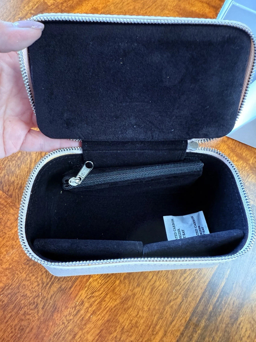 NIB Pandora Portable Jewelry Box Travel Organizer Handled Beige | eBay