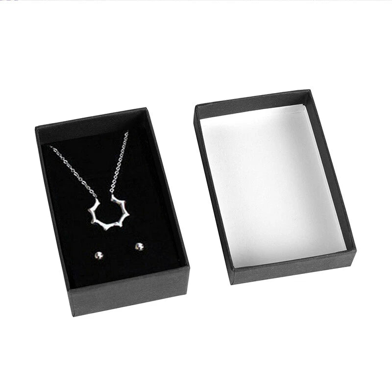 Cardboard Jewelry Gift Boxes Bulk Wholesale Necklace Organizer w/ Sponge Filled | eBay
