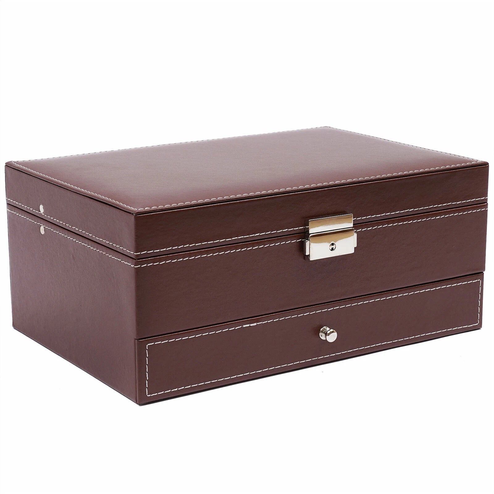 Watch Box Case Organizer 12 Slot Watches Holder Jewelry Storage Display Box Gift | eBay