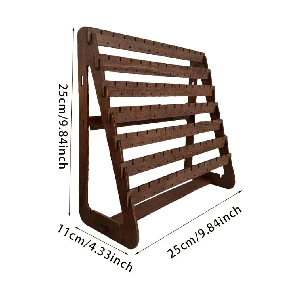 Wood Earring Display Rack Stand Holder For Stud Hook Earrings Jewelry Organizer | eBay