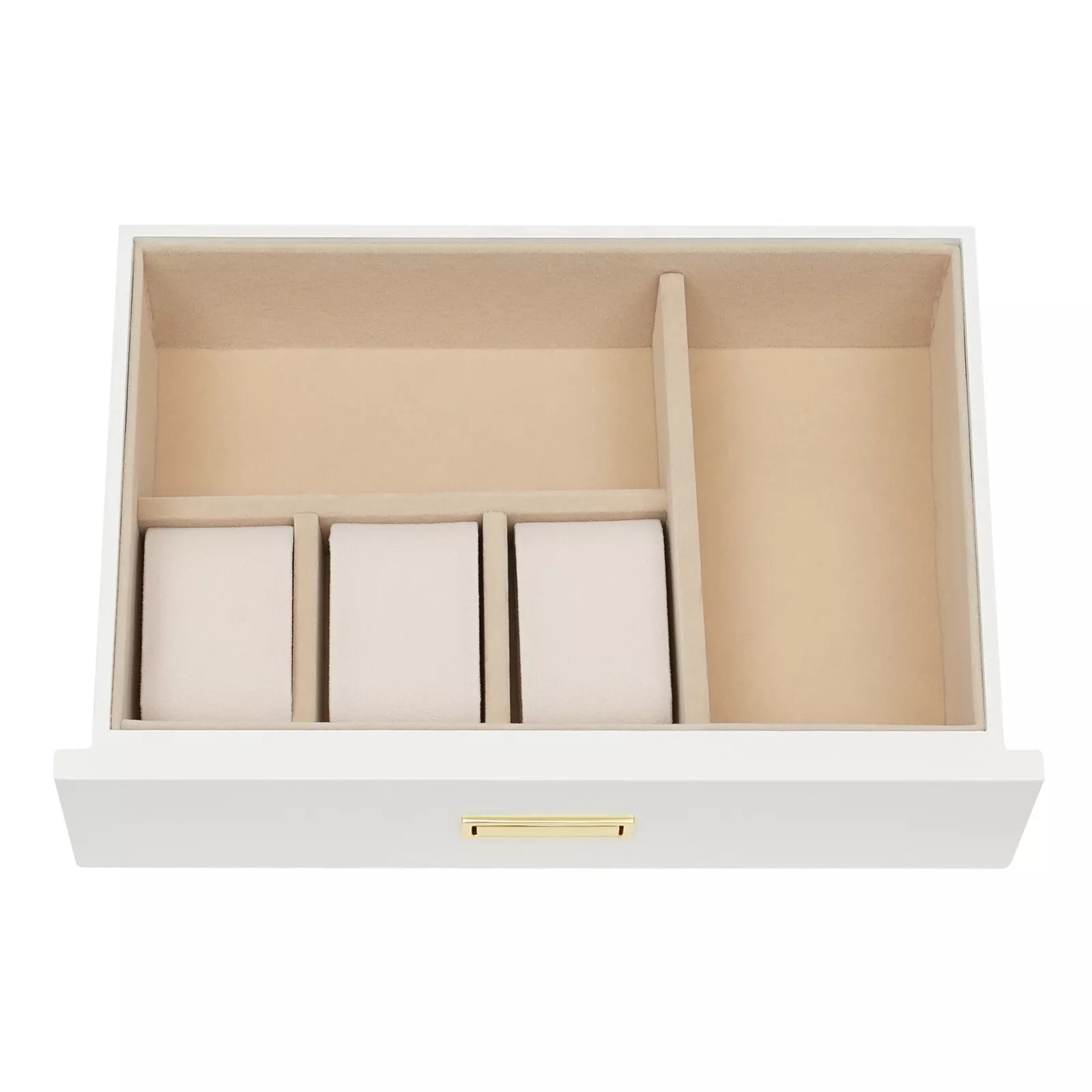 3 Layers Jewelry Storage Box W/ Safe Lock Large Capacity Organizer with 2 Drawer | eBay