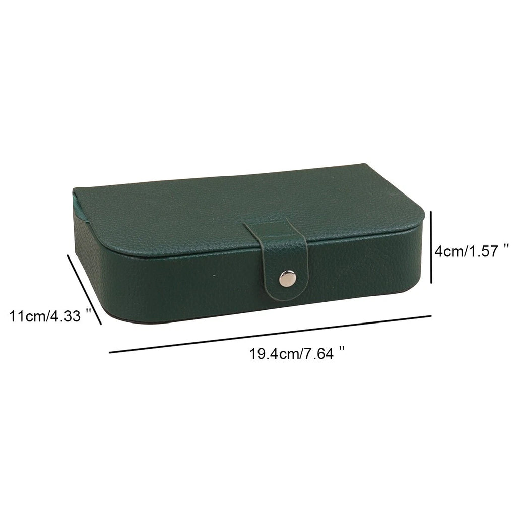Portable Jewellery Box Organizer Leather Jewelry Storage Case Travel | eBay
