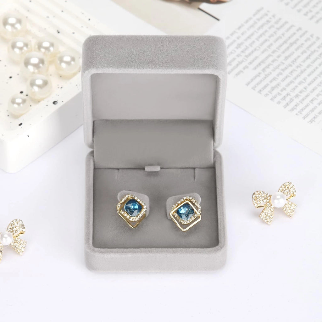 6 Pieces Classic Velvet Jewelry Earring Gift Box for Stud Earring Necklace | eBay