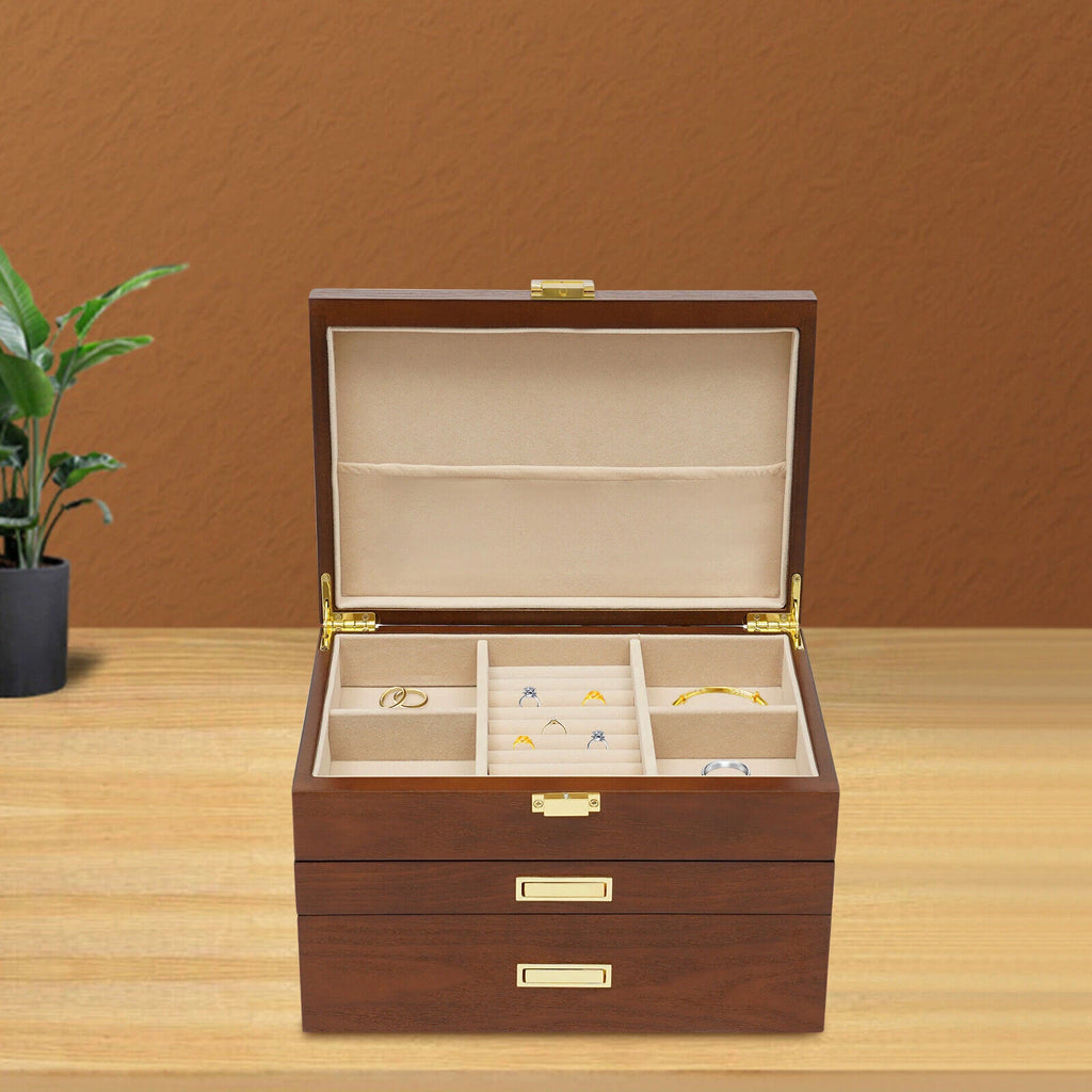 Jewelry Organizer Box,Jewelry Boxes for Storage Earrings Rings Necklace Bracelet | eBay