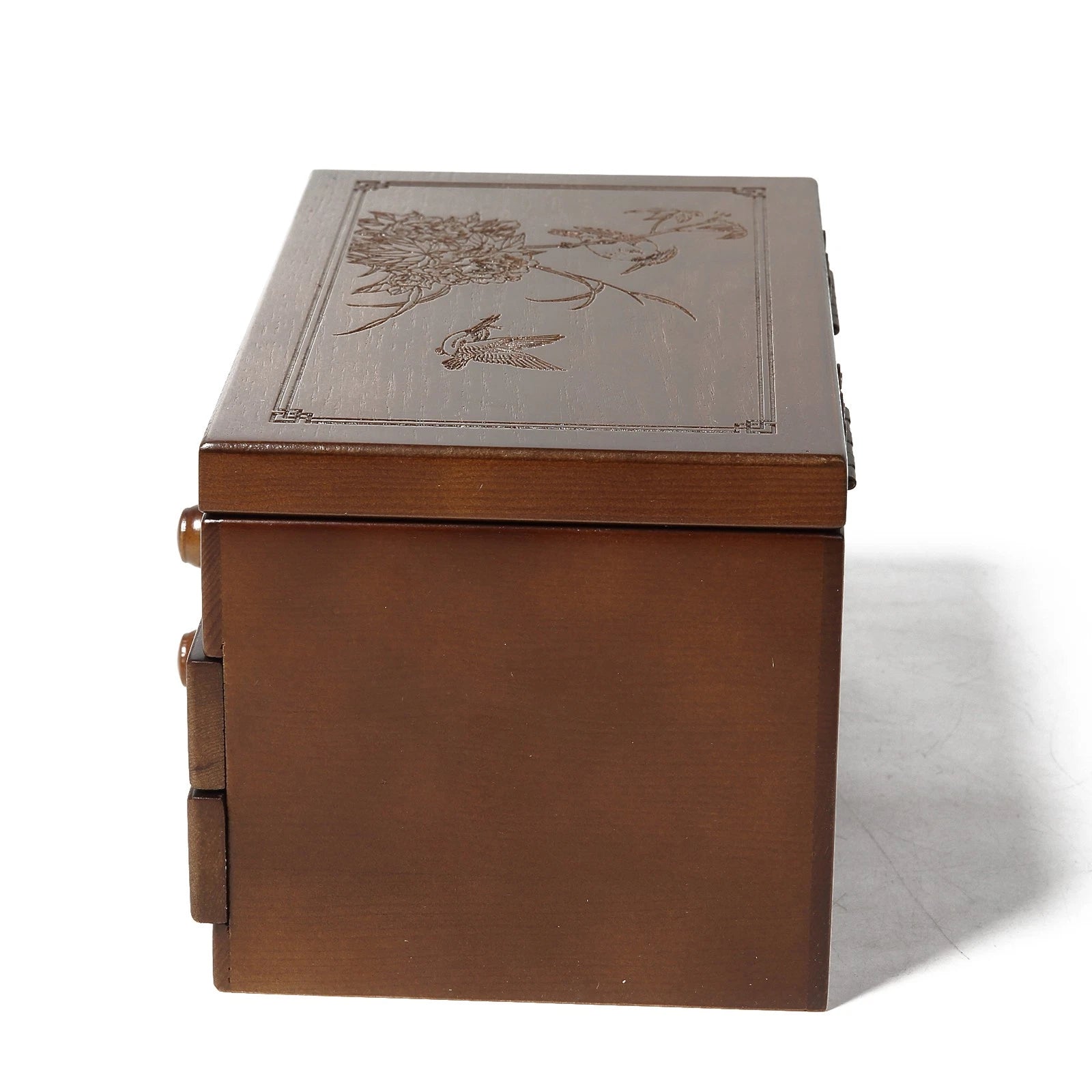 3 Tier Wooden Jewelry Storage Box Organizer for EarRings | eBay