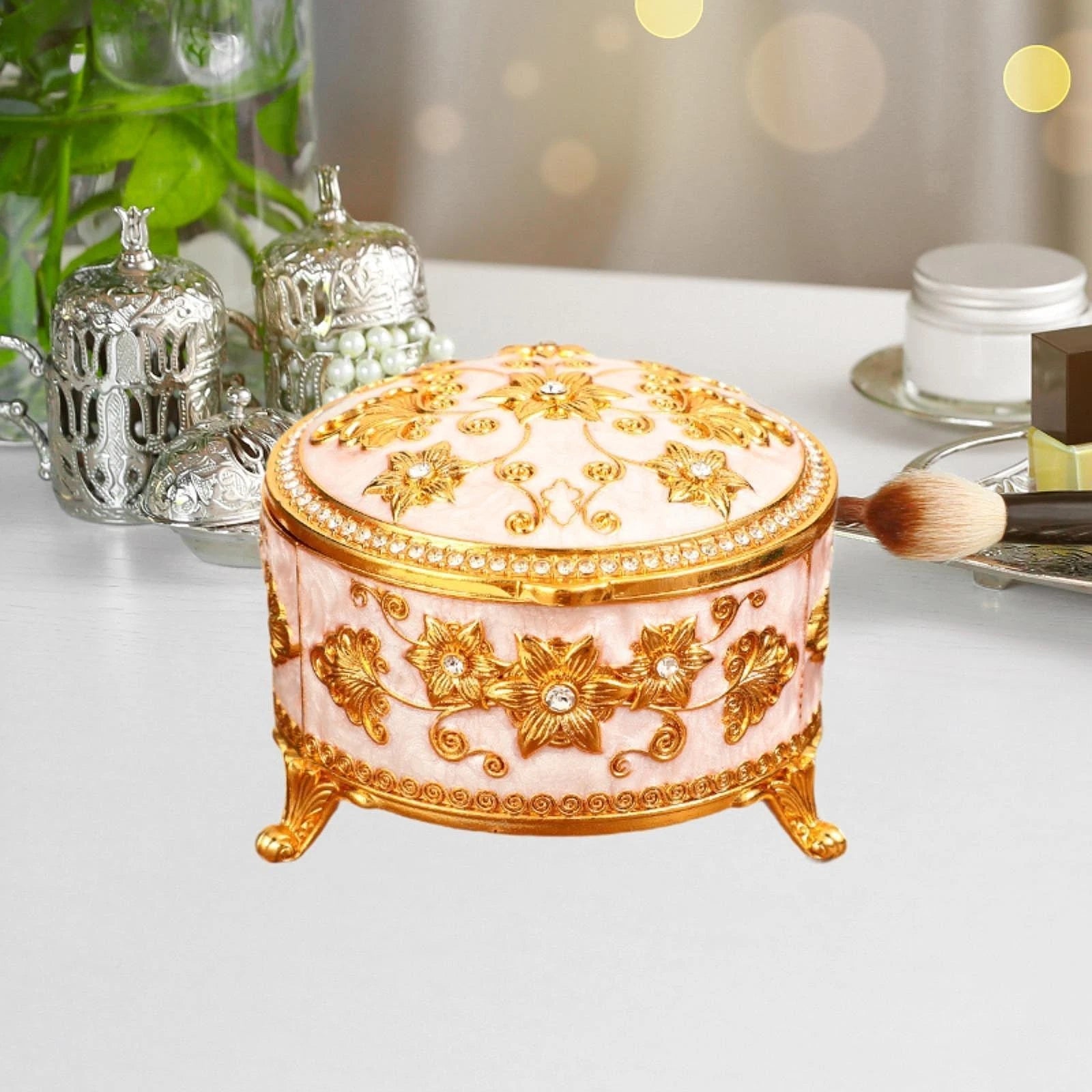 Jewelry Box for Women with Lid Versatile Portable Storage Case for Watch Mom | eBay