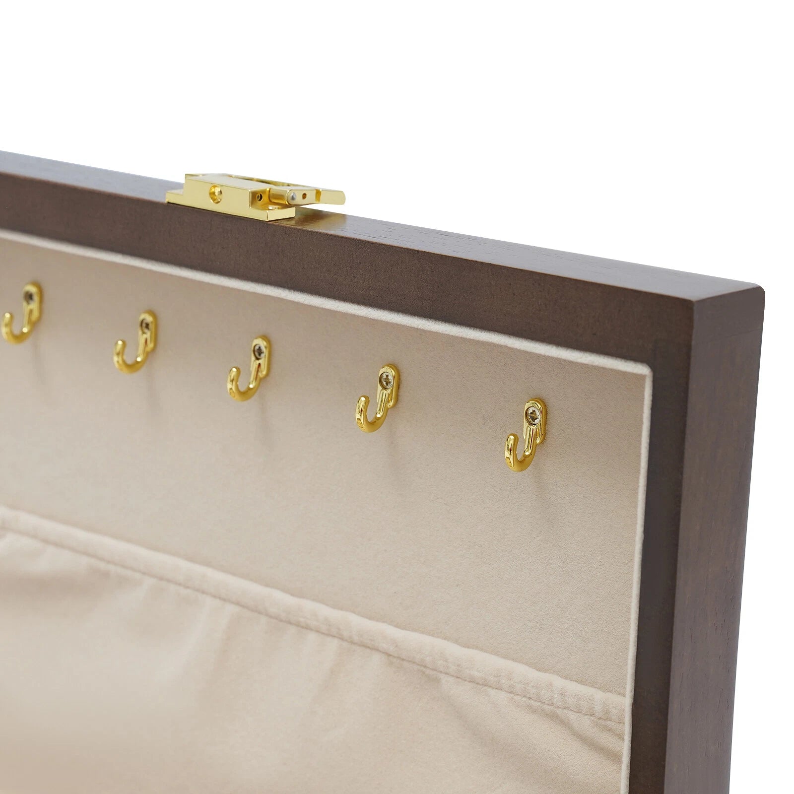 3 Layers Wooden Organizer Jewelry Storage Box with 2 Drawers Cabinet | eBay