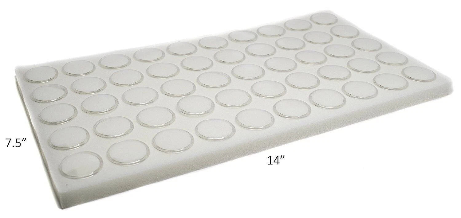 Novel Box White Jewelry Gem Jar Tray Insert With 50 Gem Jars | eBay