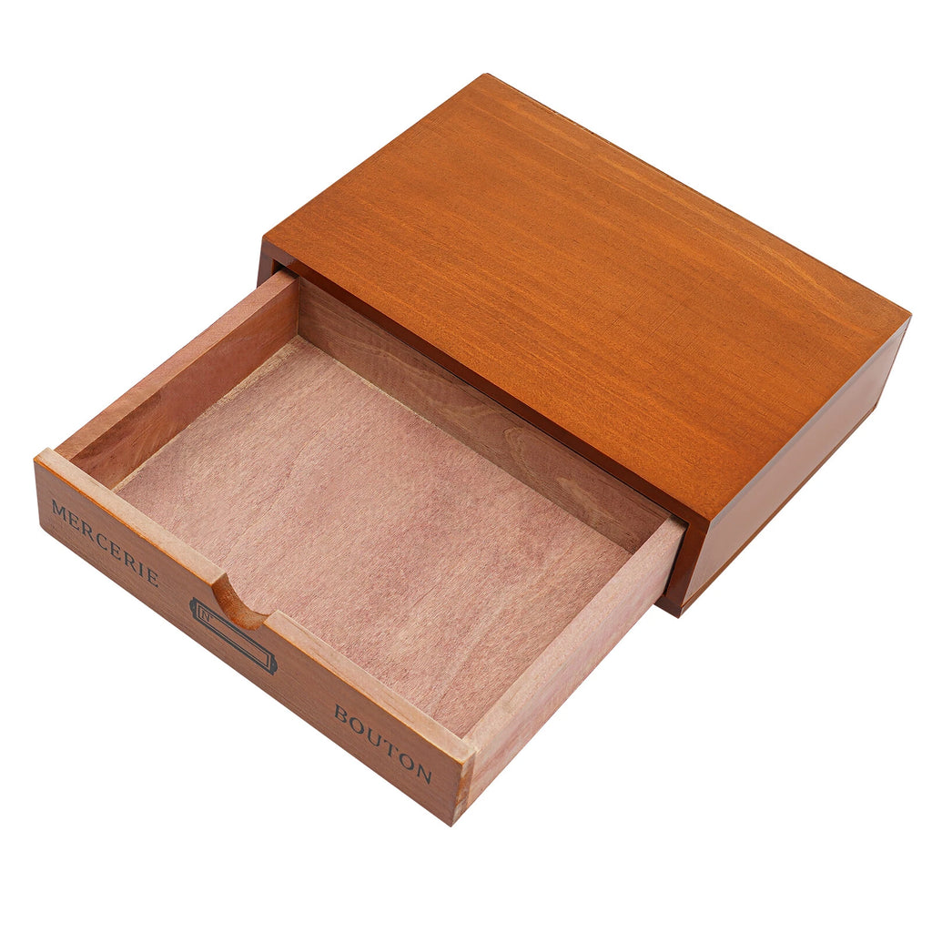 Single-Drawer Storage Box, Wooden Desktop Jewelry Organizer, Desktop Drawer Box | eBay