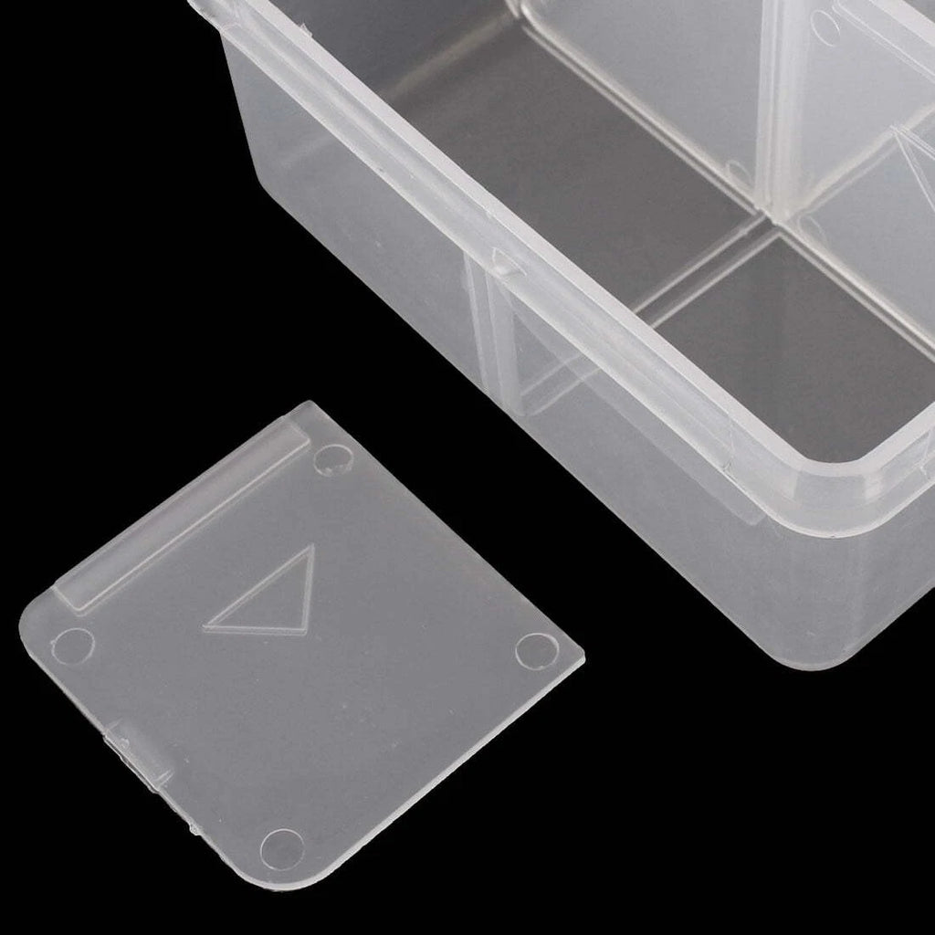 Jewelry Plastic 6 Slots Storage Case Box Organizer Container Holder Clear | eBay