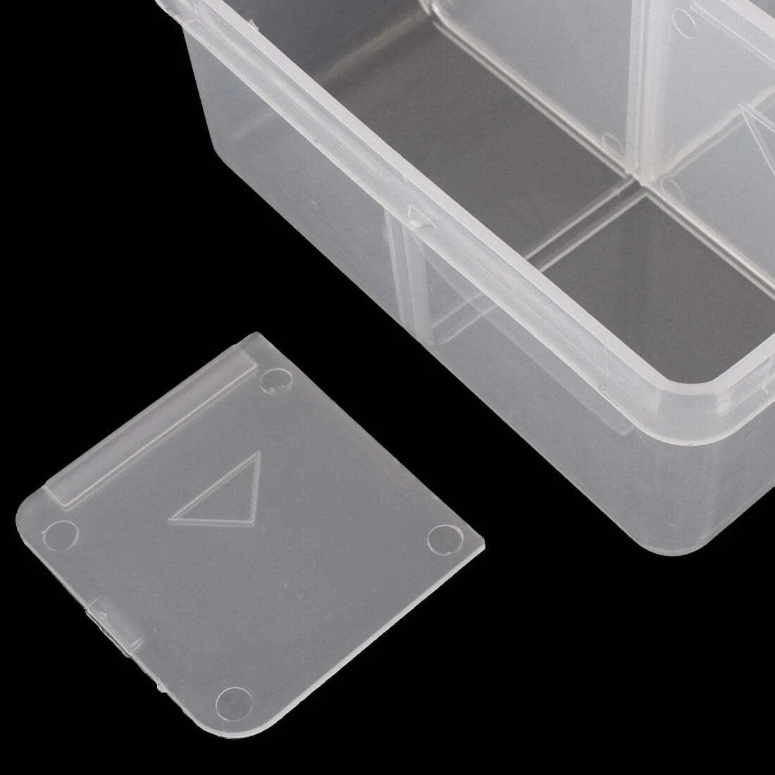 Jewelry Plastic 6 Slots Storage Case Box Organizer Container Holder Clear | eBay