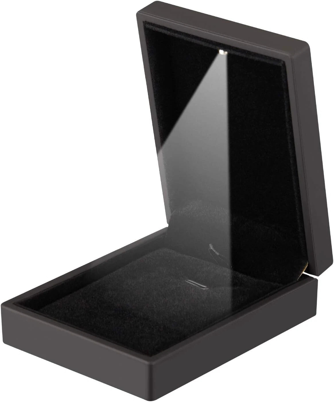 LED Light Pendant Necklace Gift Box Velvet Jewelry Gift Box Storage Display Case | eBay