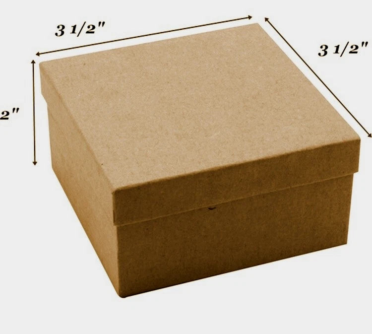 Kraft Brown Cotton Fill Jewelry Gift Boxes Cardboard Supplies Display Packaging | eBay