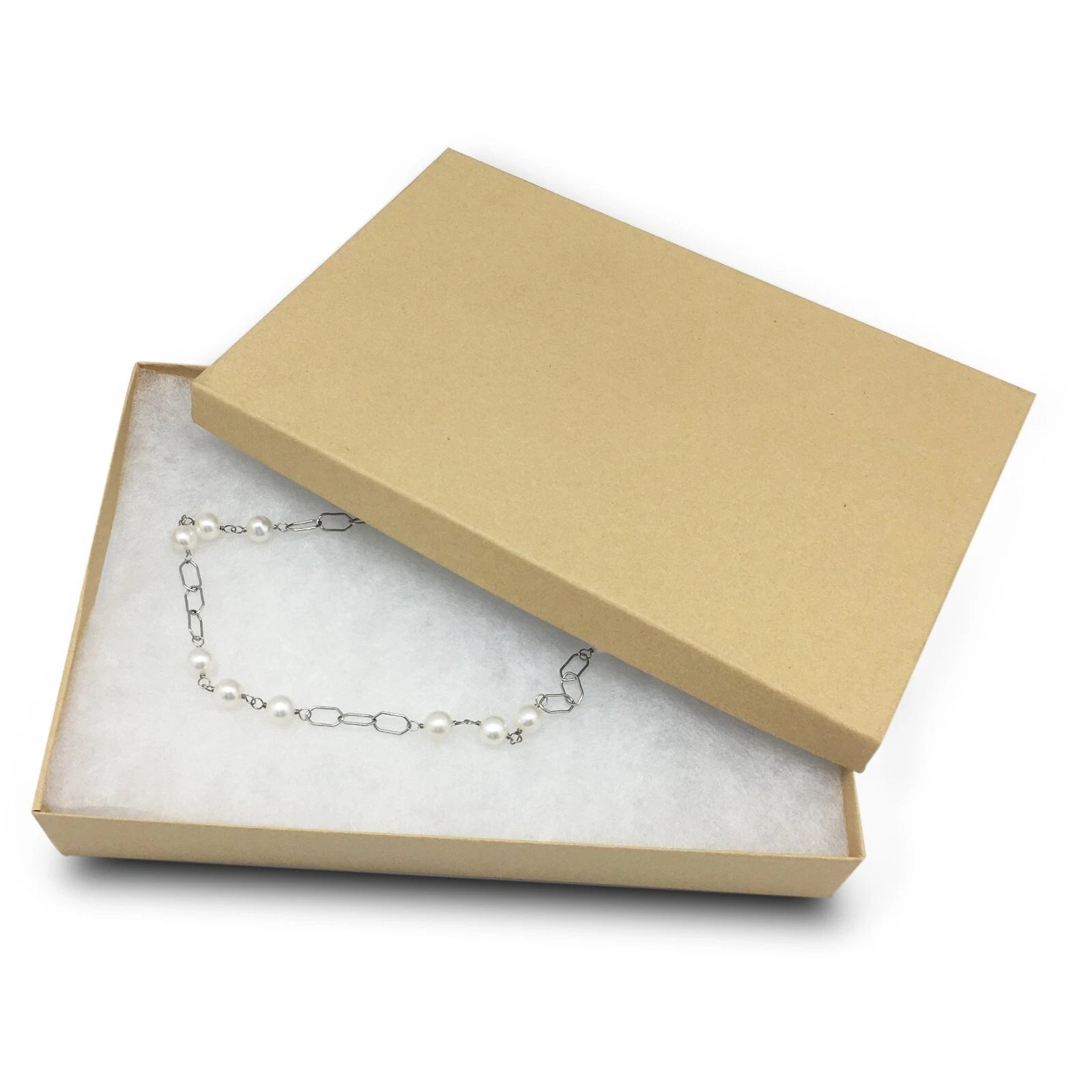 BULK Cardboard Kraft Paper JEWELRY GIFT BOXES Cotton Filled BROWN - for Shipping | eBay