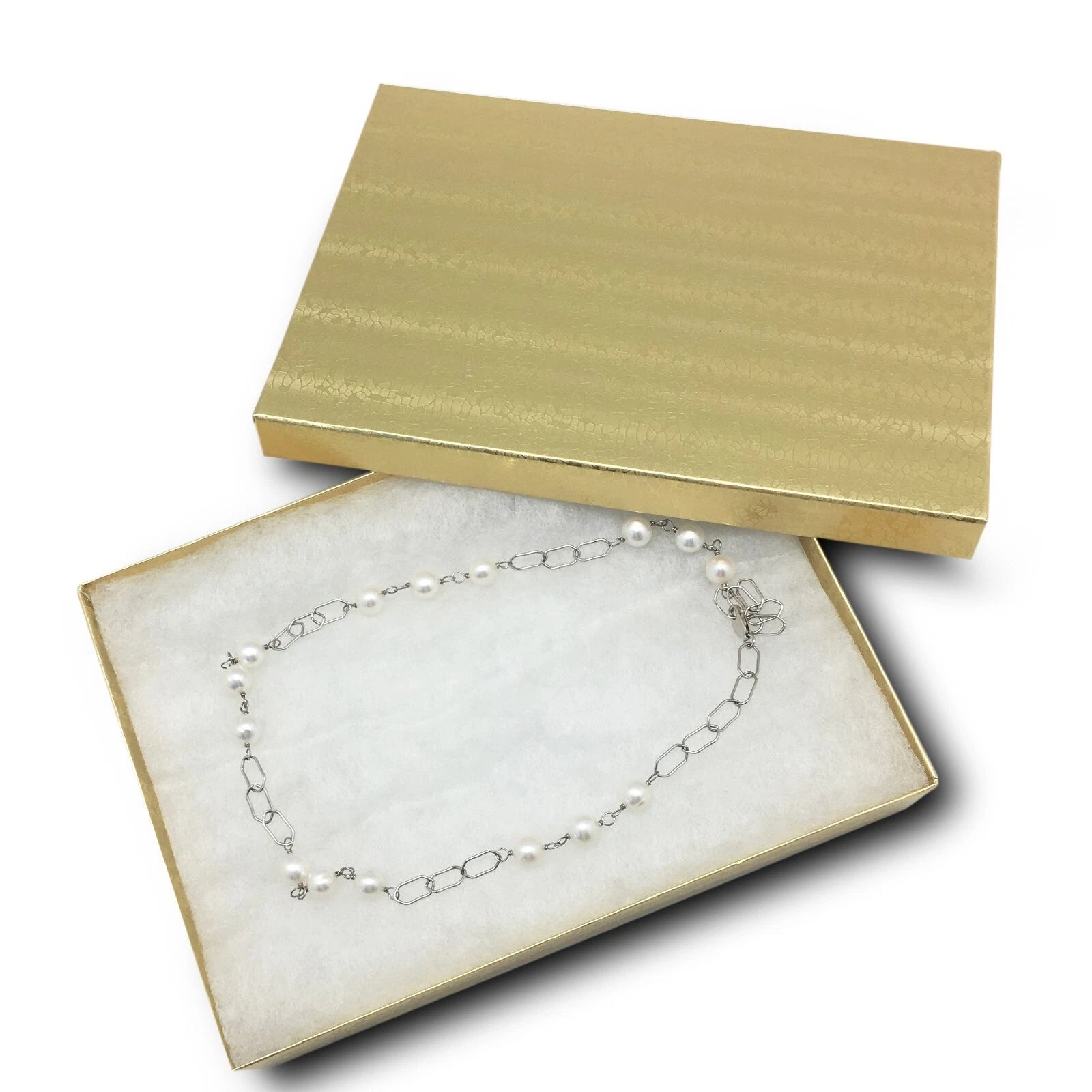 100pc Cardboard Paper JEWELRY GIFT BOX w/ Cotton Padding Insert - Gold - 11 Size | eBay