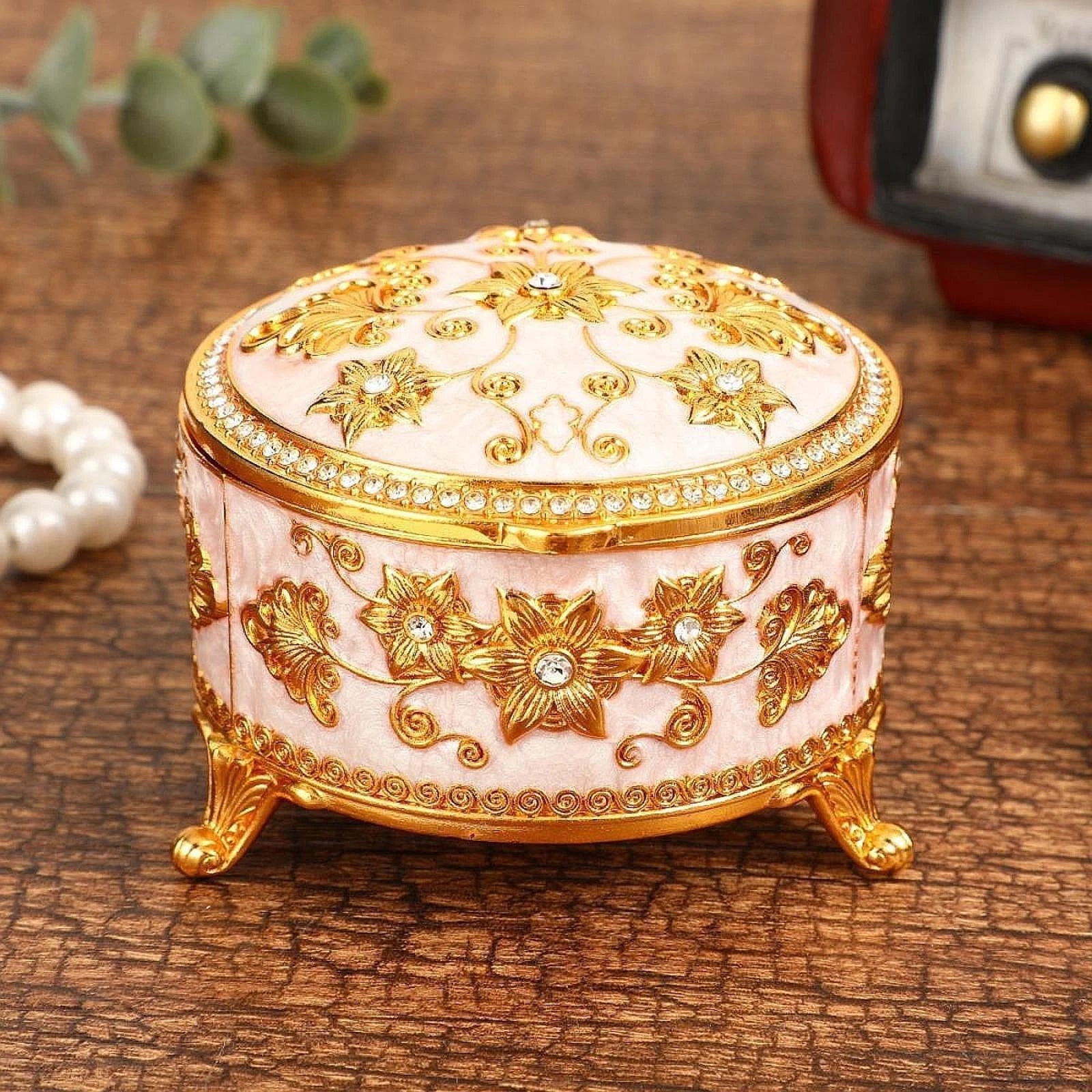 Jewelry Box for Women with Lid Versatile Portable Storage Case for Watch Mom | eBay