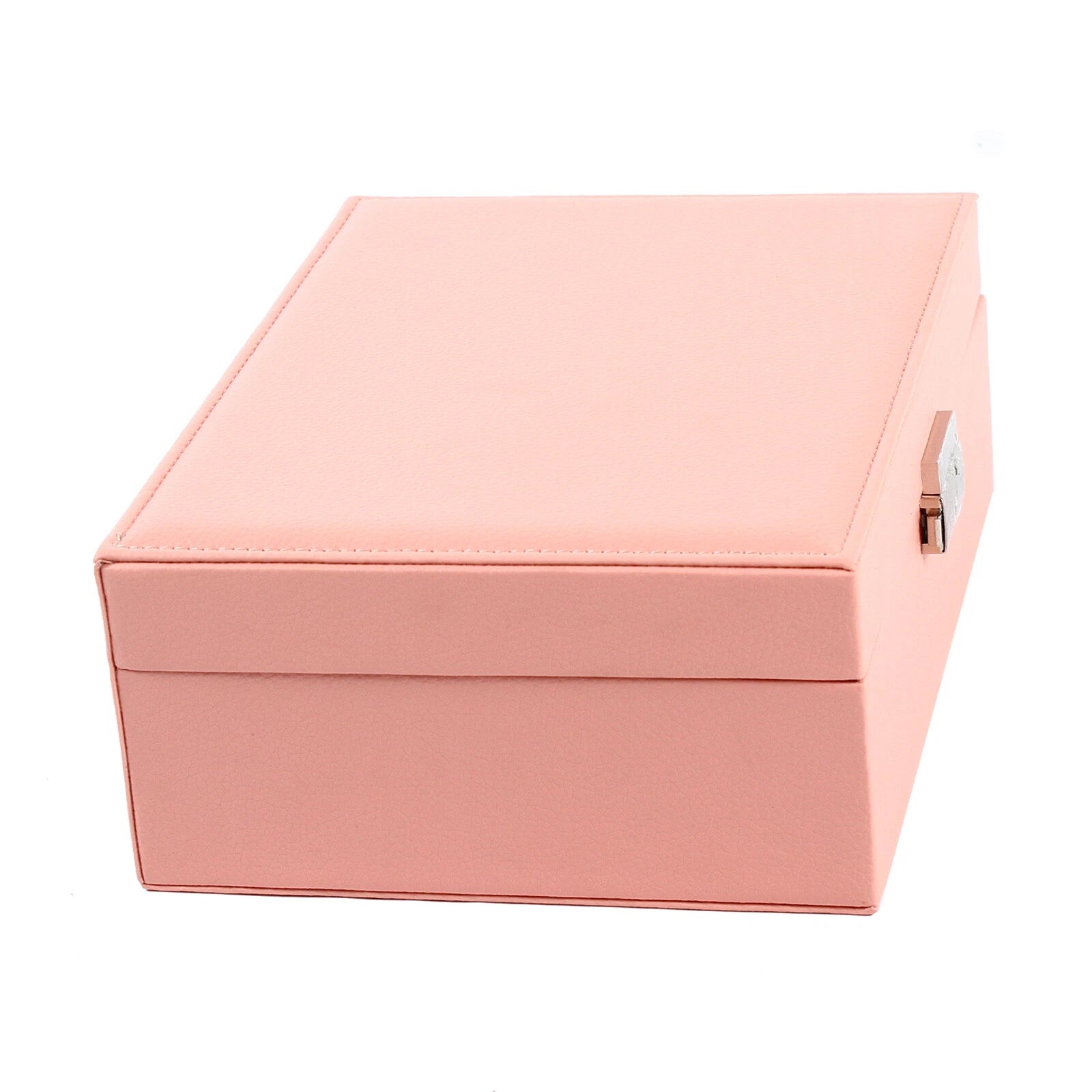 For Necklaces Rings Earrings Jewelry Box Organizer Storage Case Pink Women Gift | eBay