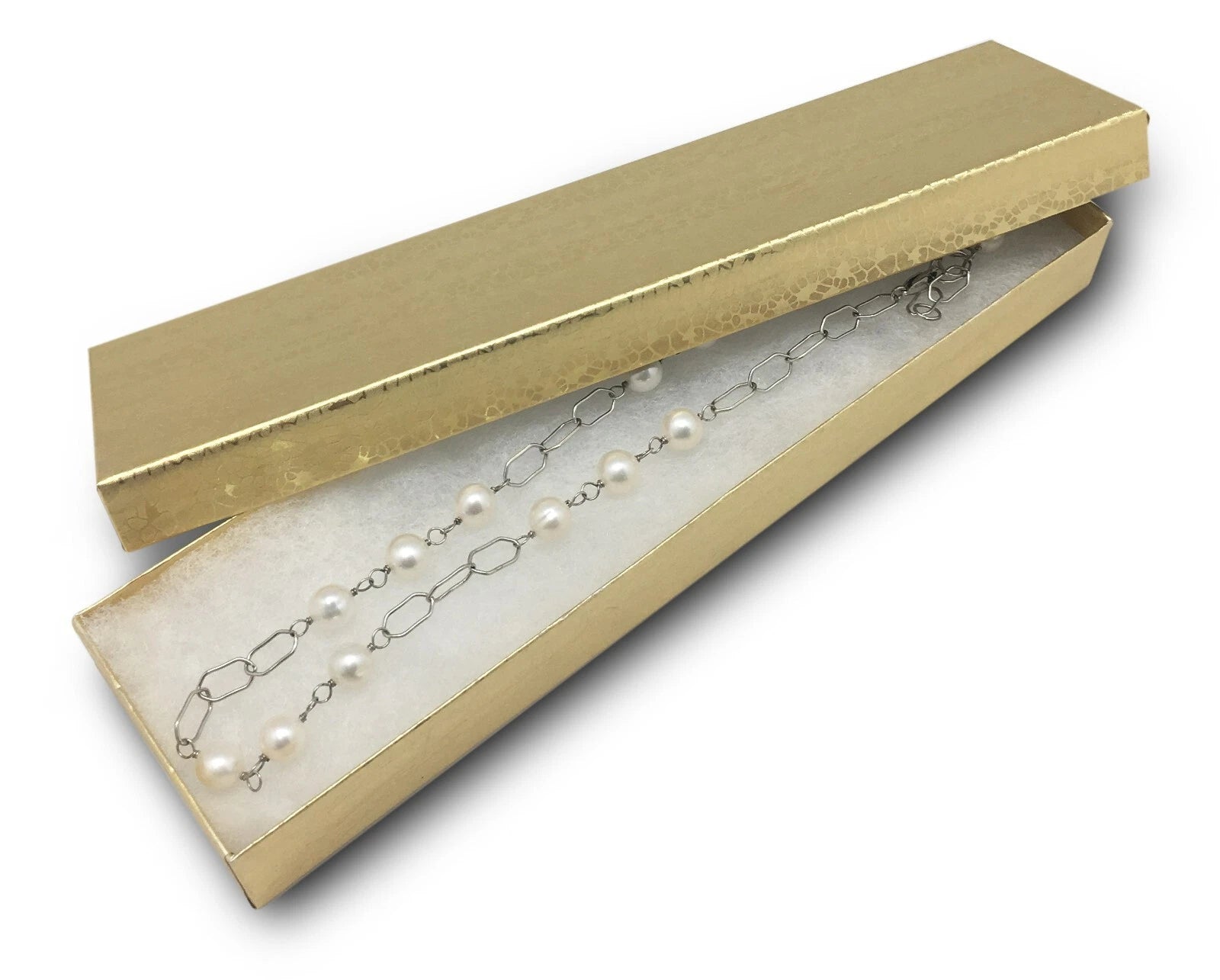 100pc Cardboard Paper JEWELRY GIFT BOX w/ Cotton Padding Insert - Gold - 11 Size | eBay