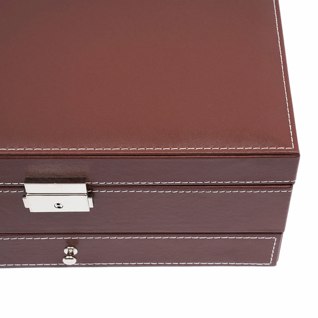 Watch Box Case Organizer 12 Slot Watches Holder Jewelry Storage Display Box Gift | eBay