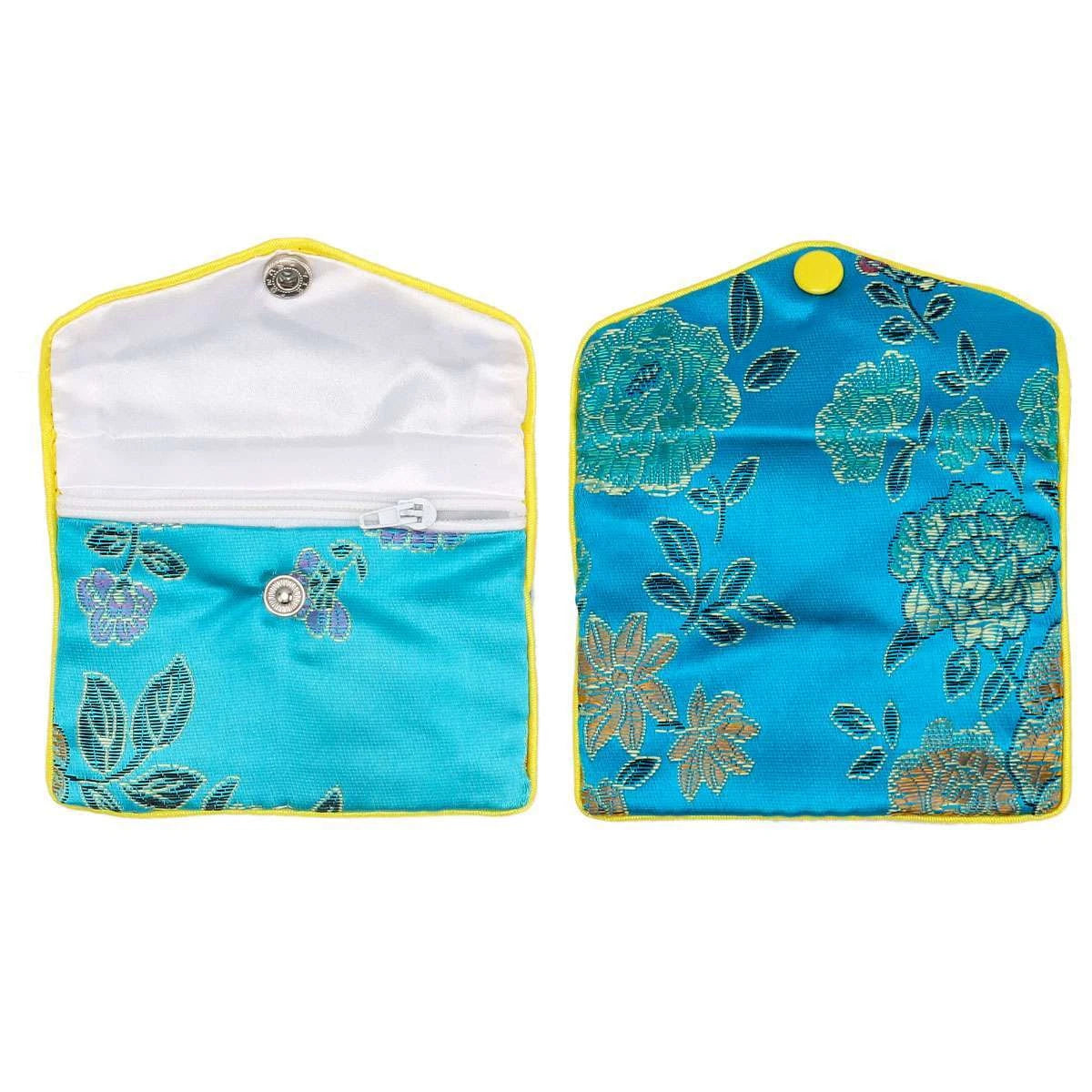 12Pcs Fancy Silk Chinese Jewelry Storage Purse Pouches Zipper Gift Bags Pouch US | eBay