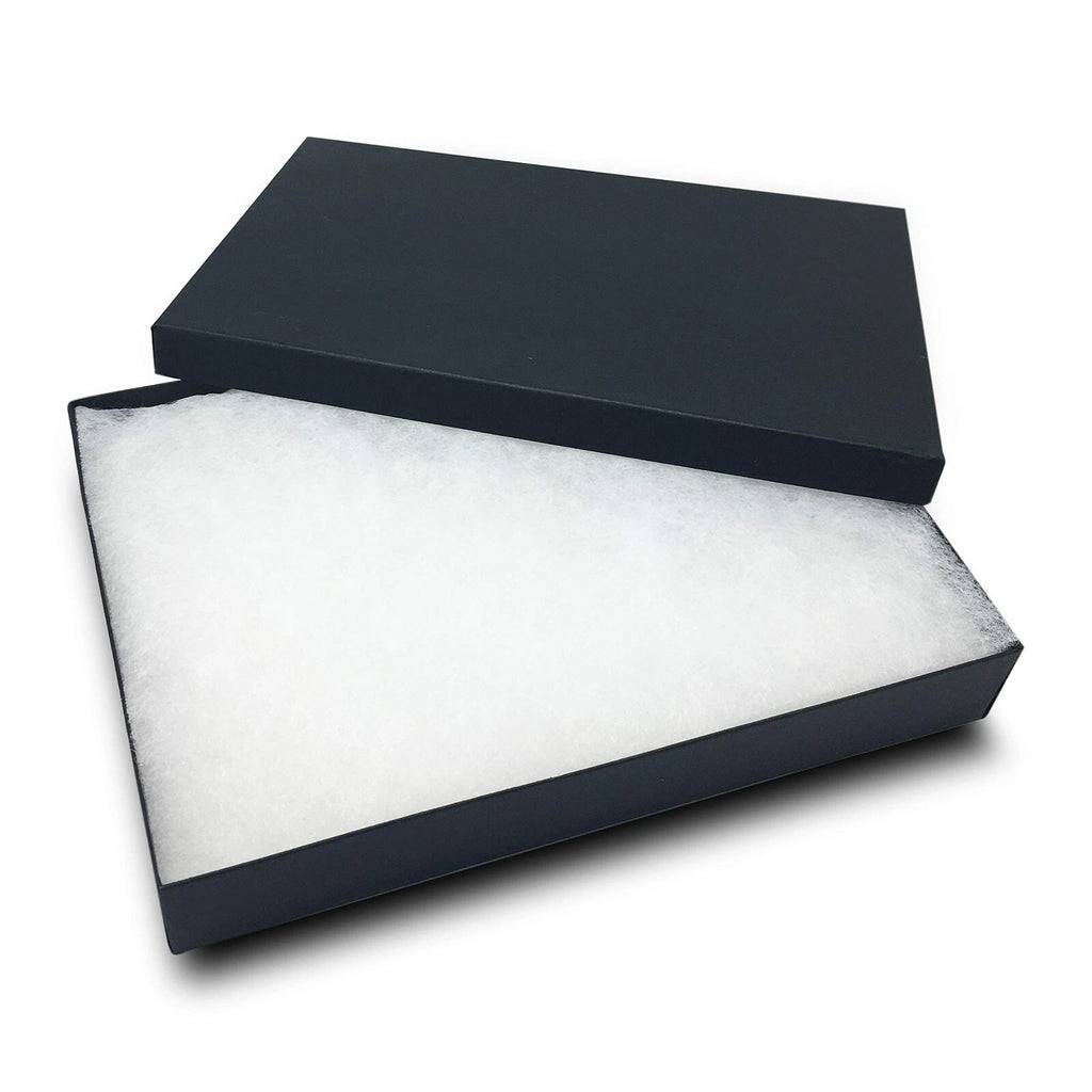 BULK Cardboard Kraft Paper JEWELRY GIFT BOXES Cotton Filled BLACK - for Shipping | eBay