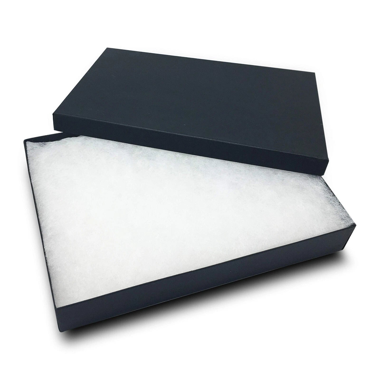 BULK Cardboard Kraft Paper JEWELRY GIFT BOXES Cotton Filled BLACK - for Shipping | eBay