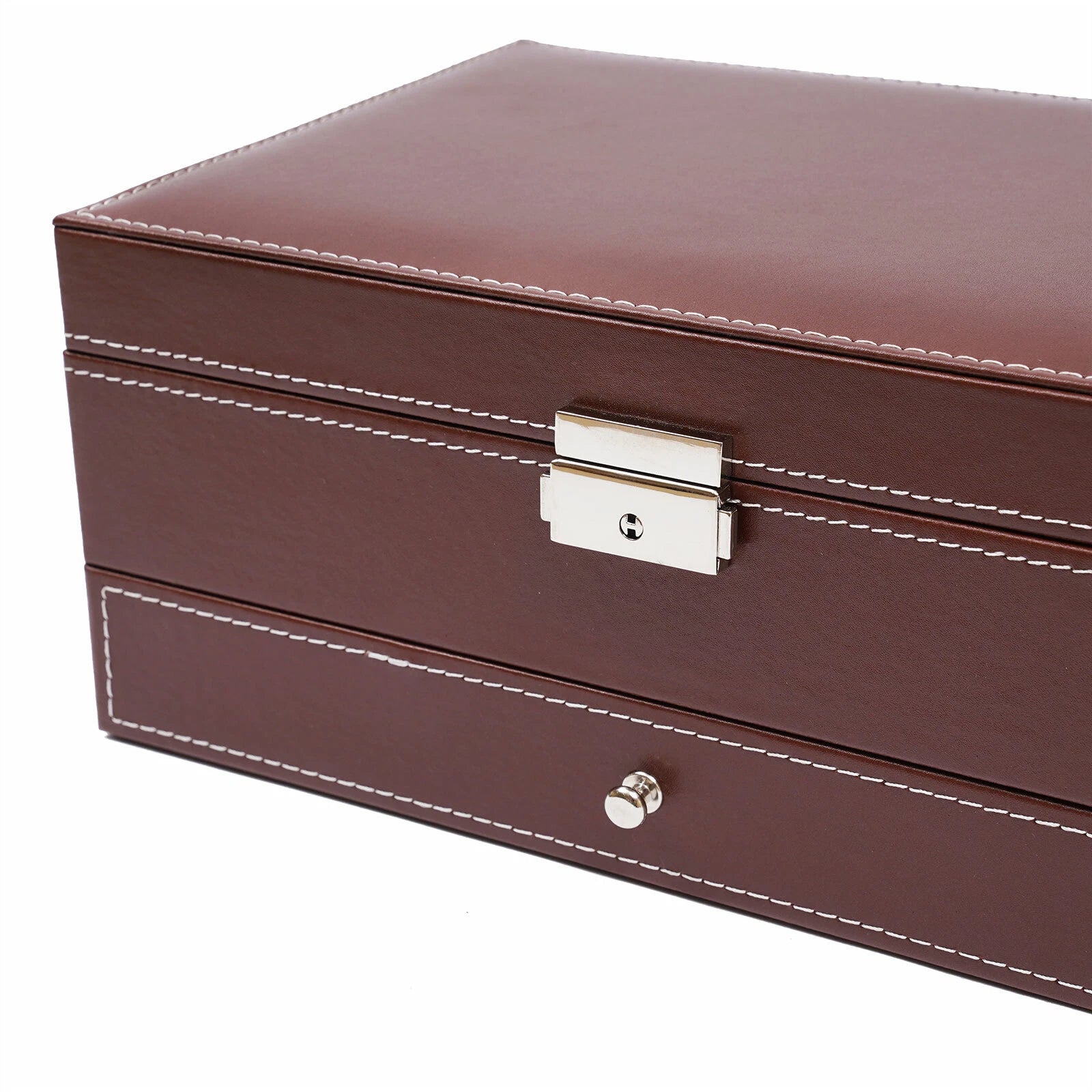 Watch Box Case Organizer 12 Slot Watches Holder Jewelry Storage Display Box Gift | eBay
