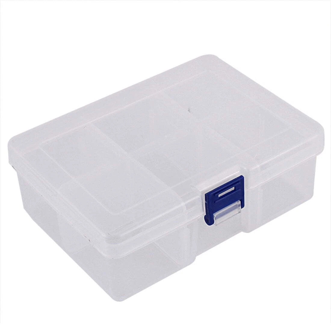 Jewelry Plastic 6 Slots Storage Case Box Organizer Container Holder Clear | eBay