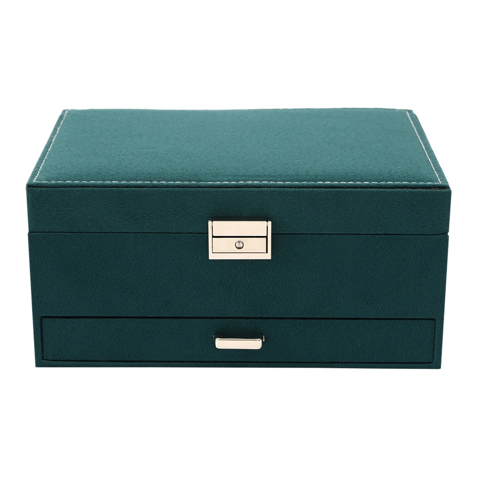 3-Layer Large Jewelry Storage Case Jewelry Box Organizer for Women Girls+Drawers | eBay