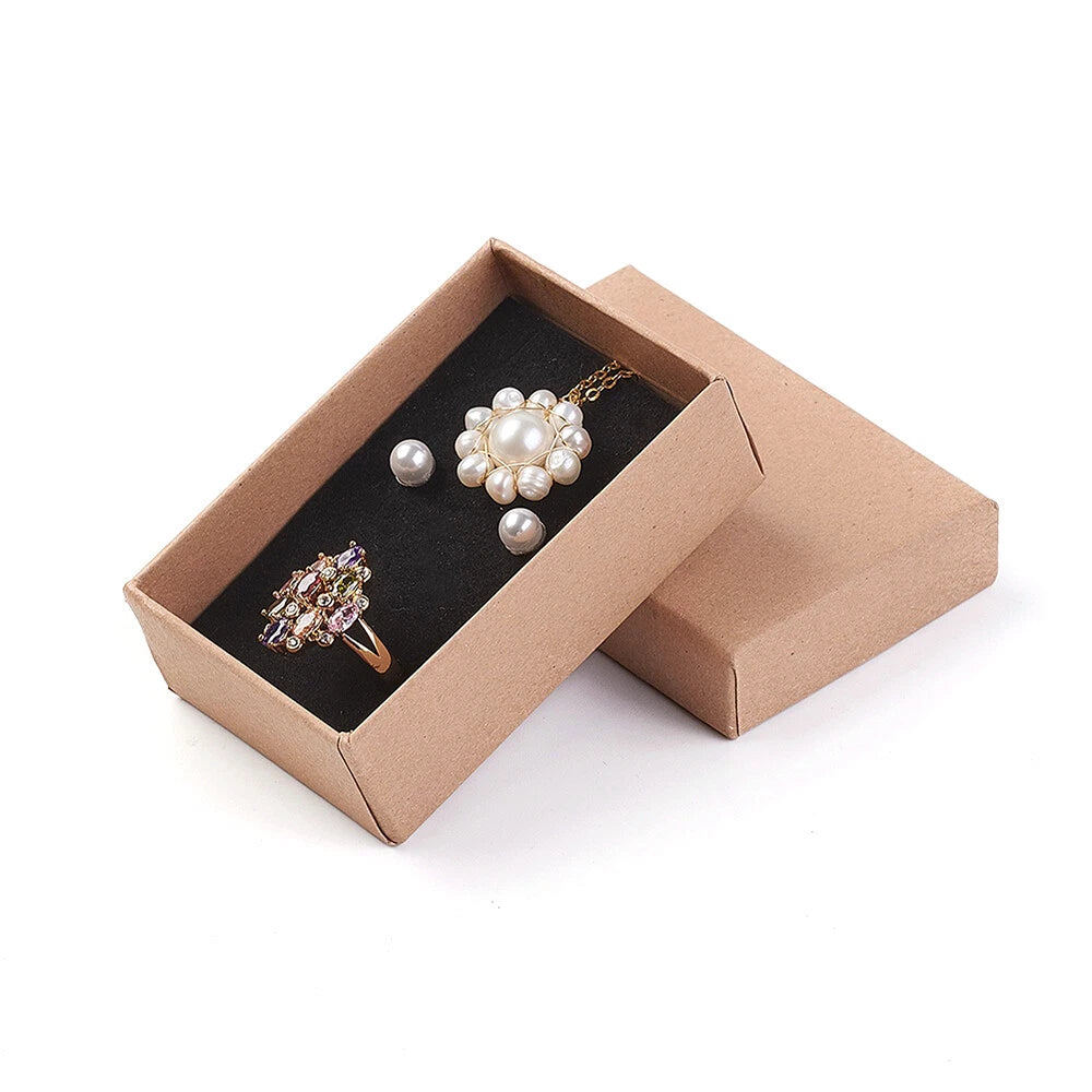 Cardboard Jewelry Gift Boxes Bulk Wholesale Necklace Organizer w/ Sponge Filled | eBay