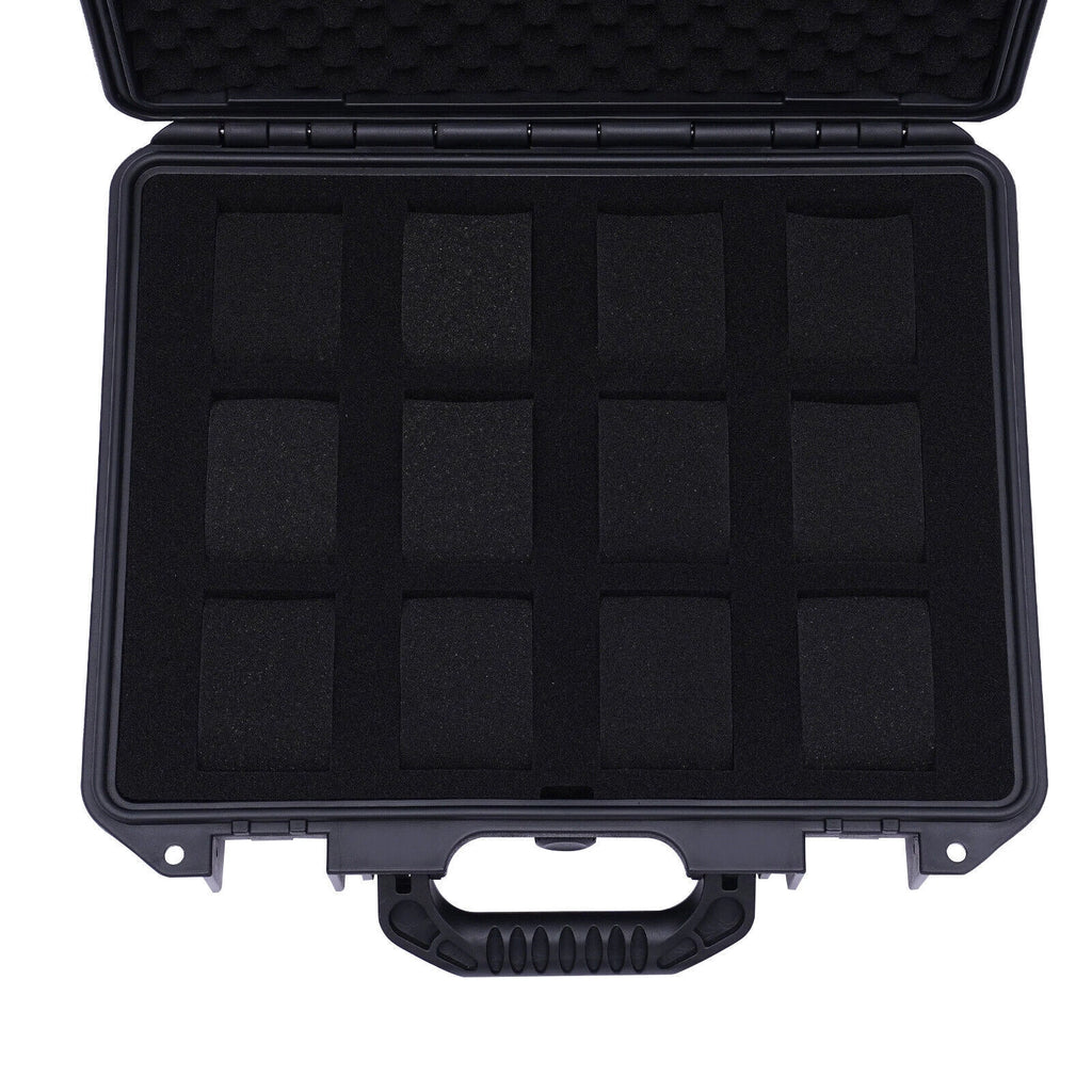 12 Slots Watch Travel Case Hard Shell Protection Jewelry Storage Organizer Box | eBay
