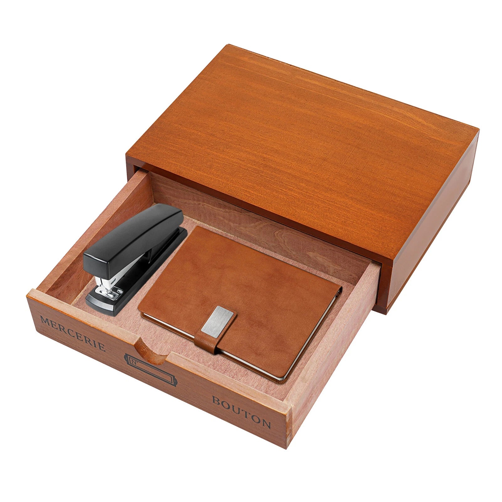 Single-Drawer Storage Box, Wooden Desktop Jewelry Organizer, Desktop Drawer Box | eBay