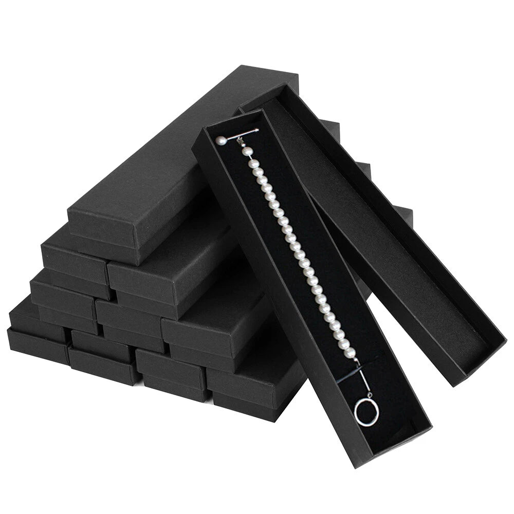 Cardboard Jewelry Gift Boxes Bulk Wholesale Necklace Organizer w/ Sponge Filled | eBay