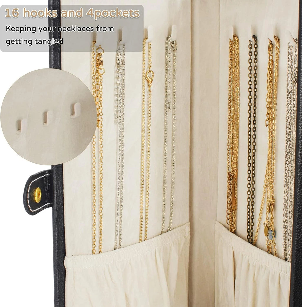 Jewelry Box Organizer Functional Lockable Leather Jewelry Storage Case | eBay