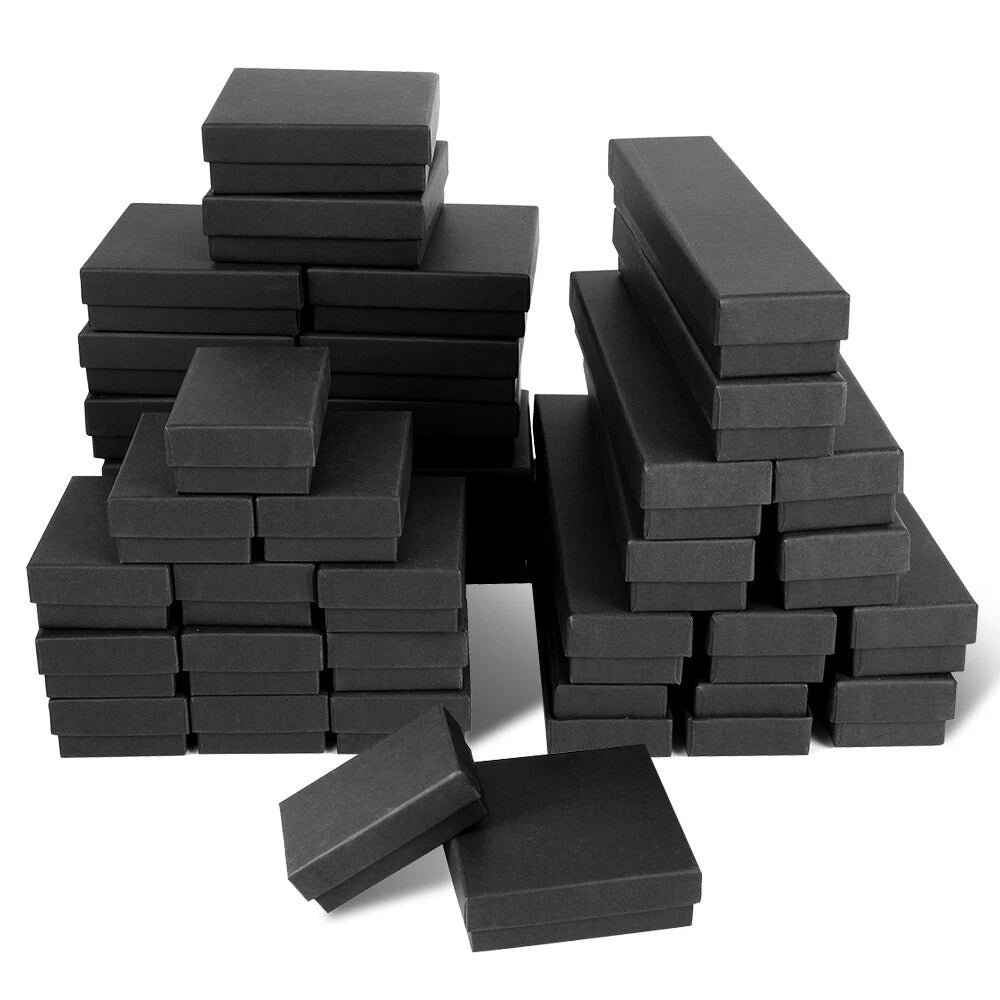 Cardboard Jewelry Gift Boxes Bulk Wholesale Necklace Organizer w/ Sponge Filled | eBay