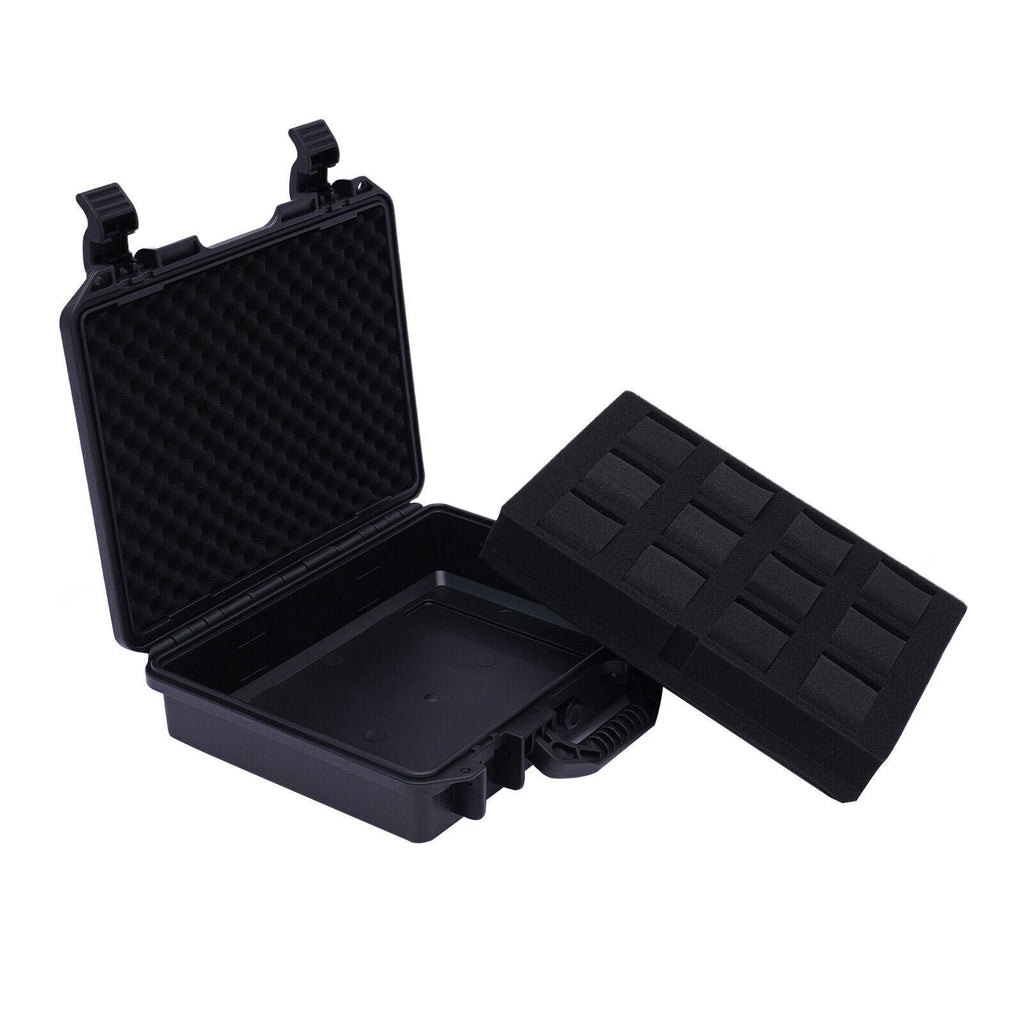 12 Slots Watch Travel Case Hard Shell Protection Jewelry Storage Organizer Box | eBay