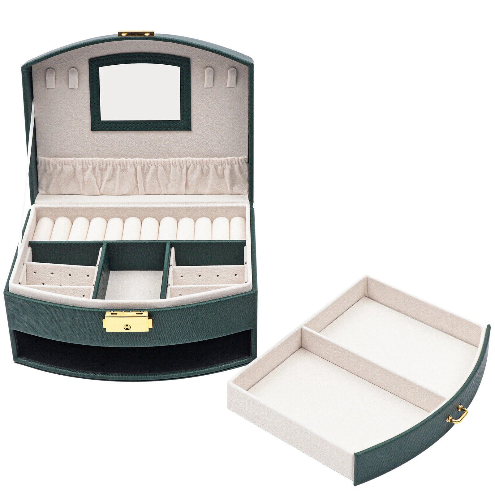 Jewelry Storage Case Drawer Jewelry Box Organizer for Women Girls Large | eBay