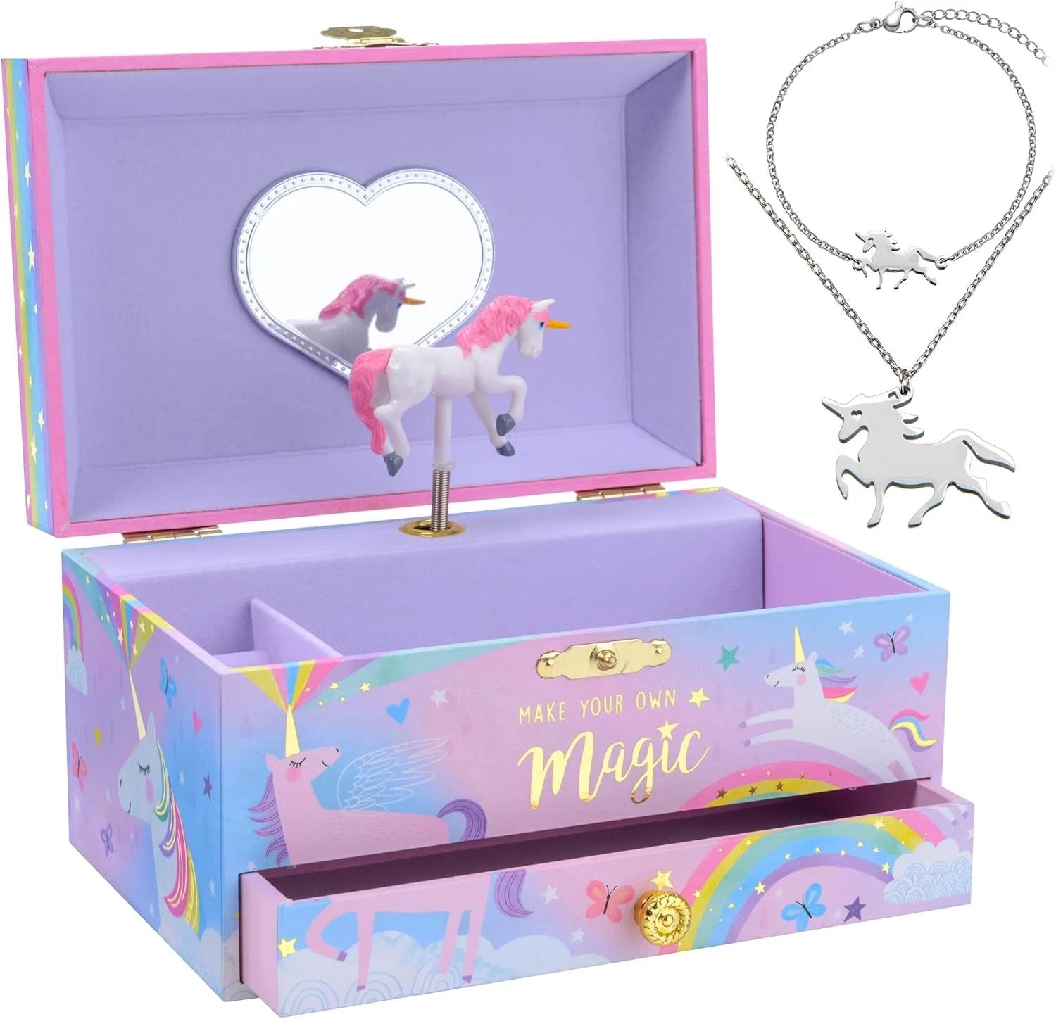 Jewelkeeper Unicorn Musical Jewelry Box for Little Girls - Kids Jewelry Box with | eBay
