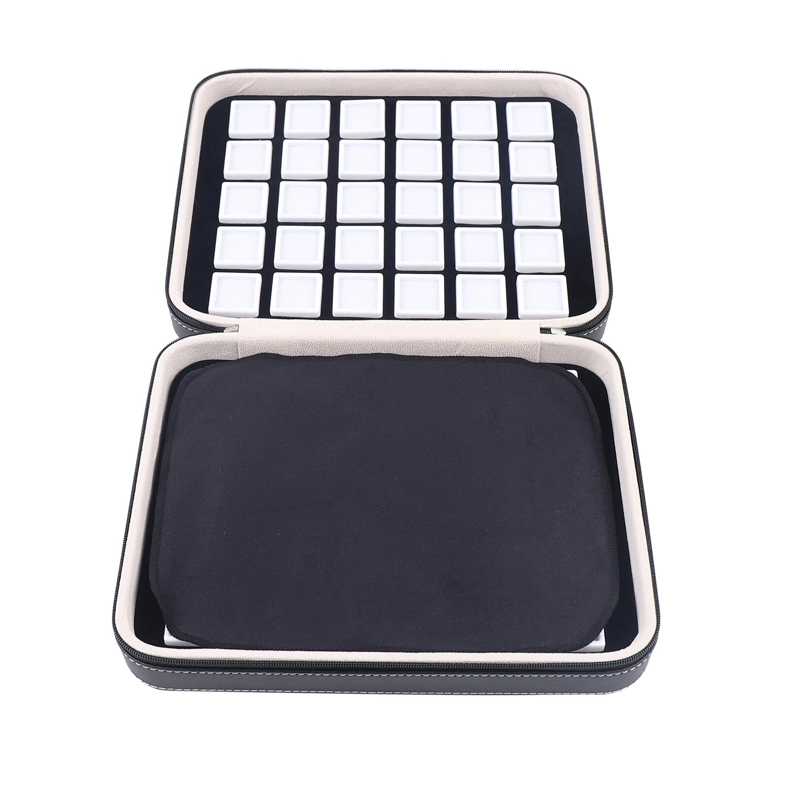 60 Grids Luxury Diamond Gemstone Gems Organizer Display Box,Jewelry Storage Box | eBay