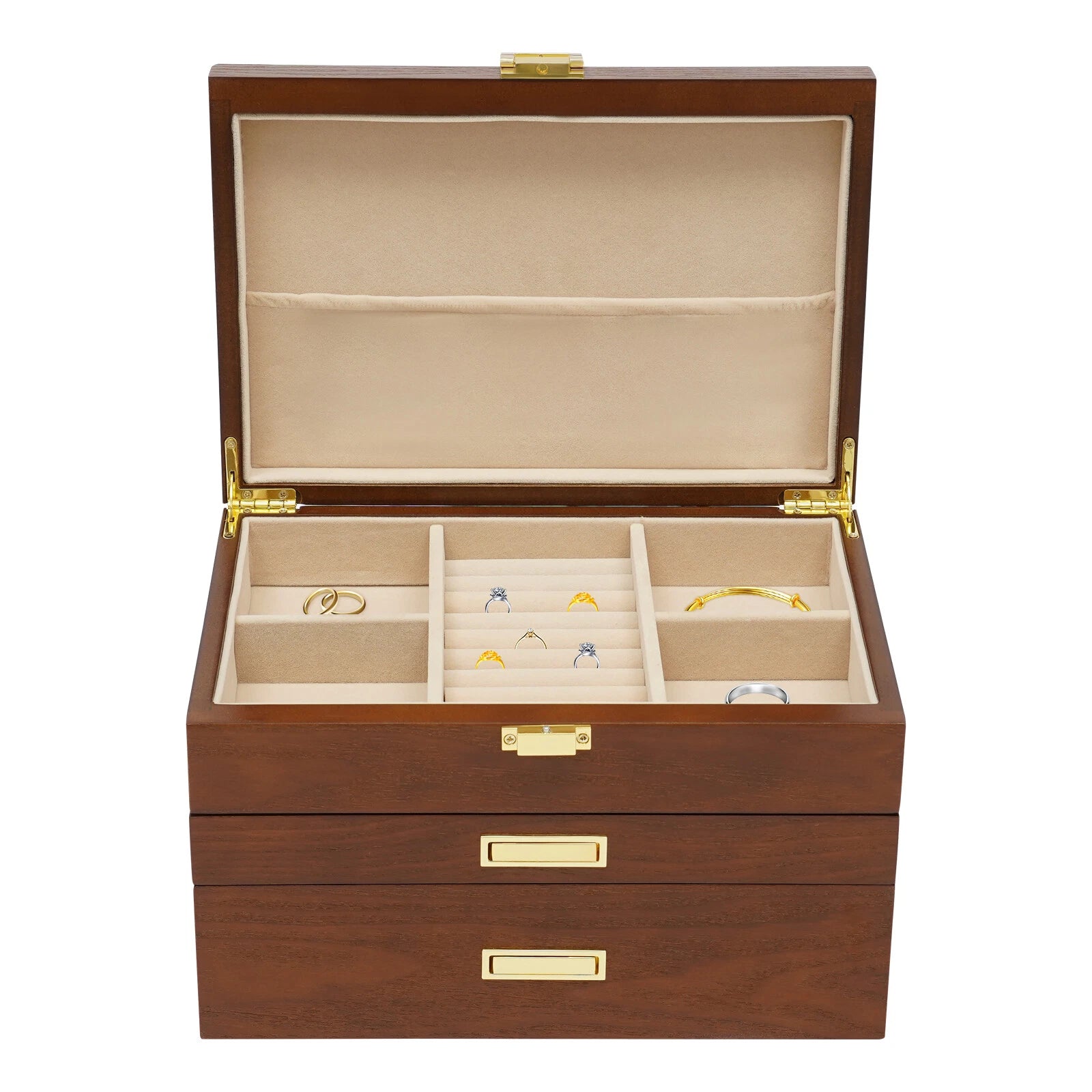 Jewelry Organizer Box,Jewelry Boxes for Storage Earrings Rings Necklace Bracelet | eBay