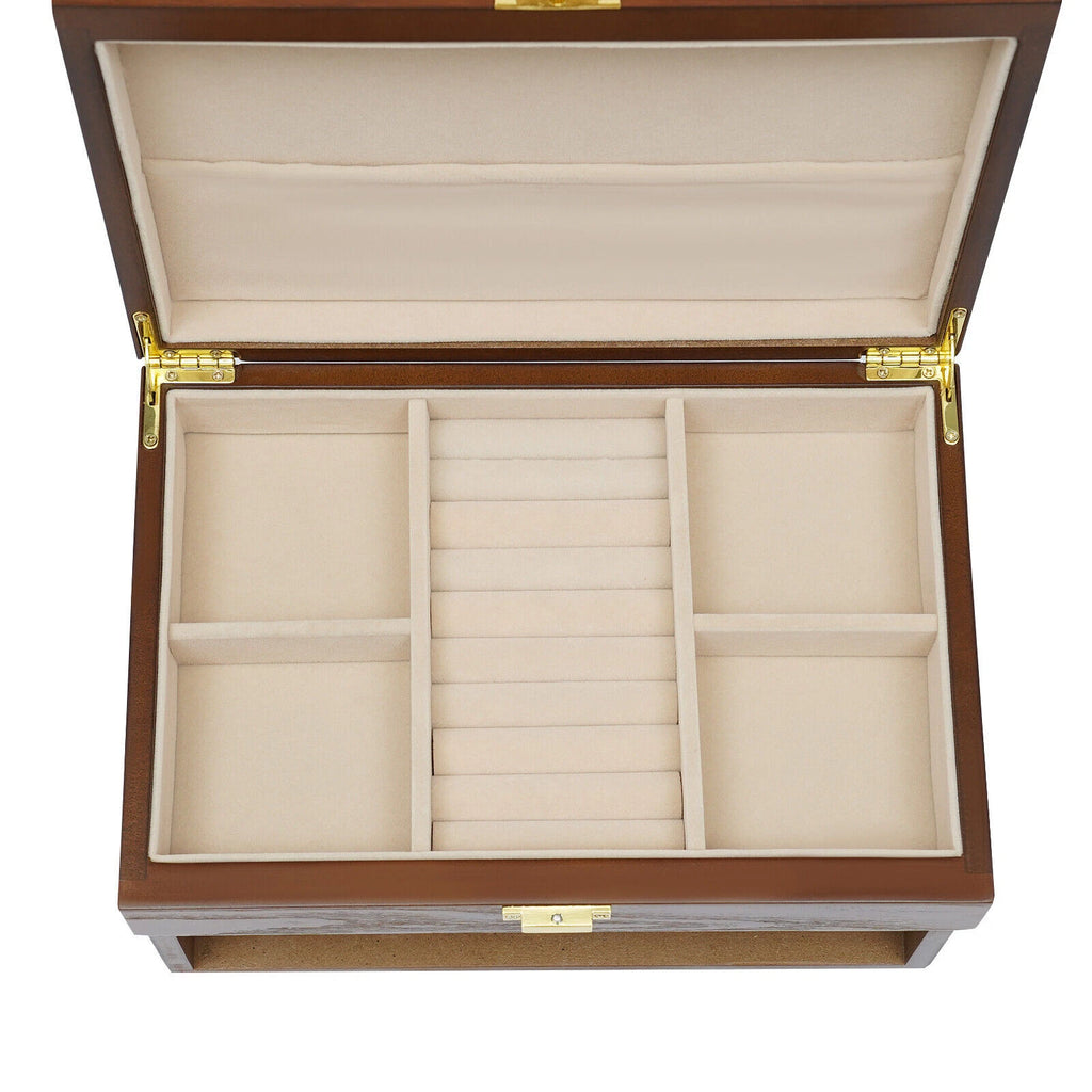 Jewelry Organizer Box,Jewelry Boxes for Storage Earrings Rings Necklace Bracelet | eBay