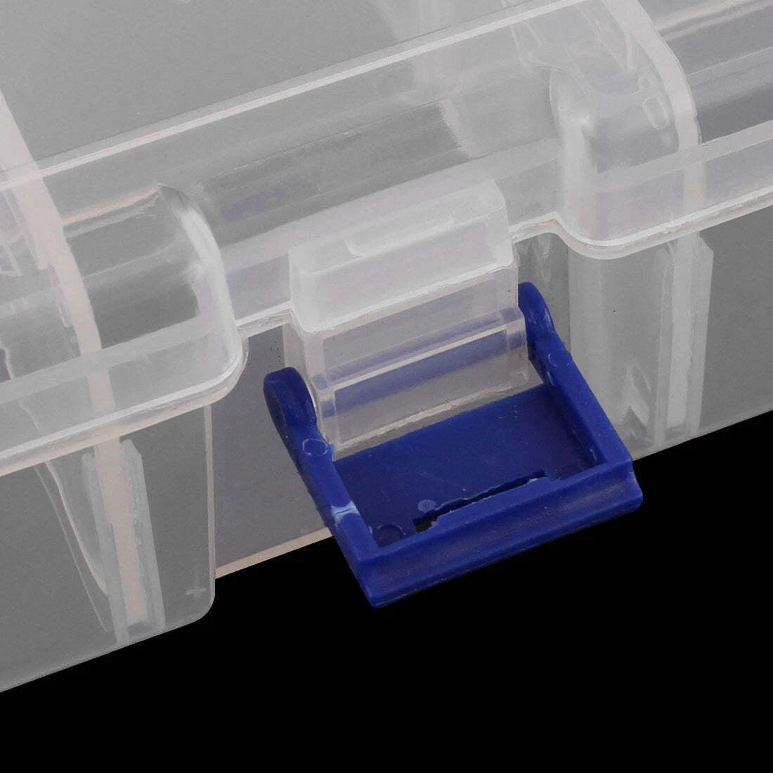 Jewelry Plastic 6 Slots Storage Case Box Organizer Container Holder Clear | eBay