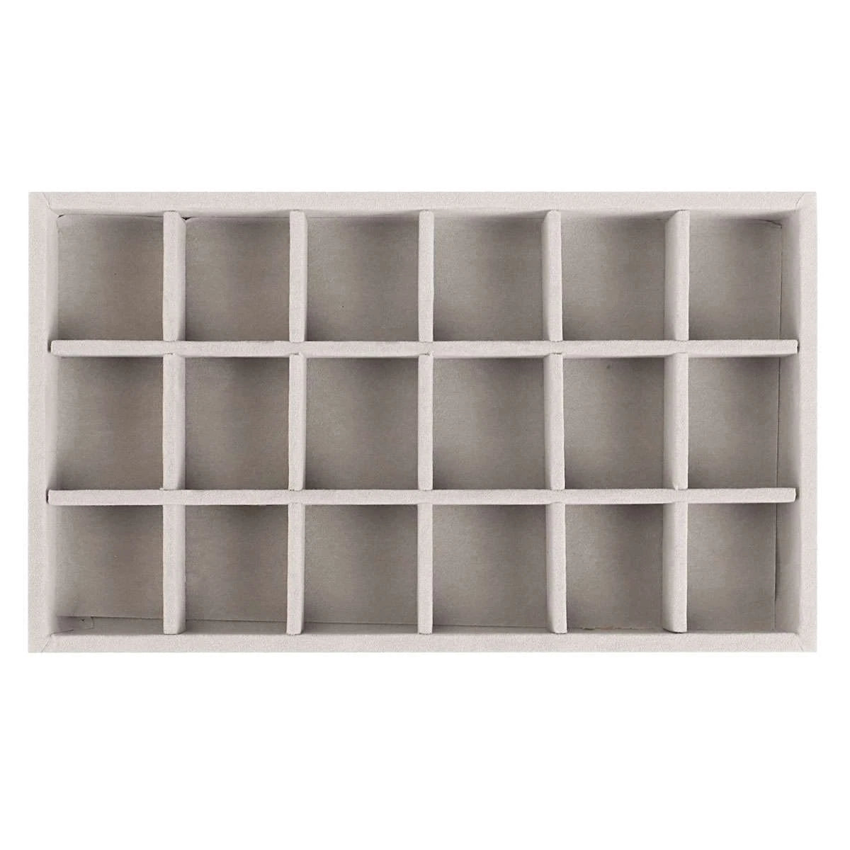 Large Velvet Jewelry Ring Display Organizer Tray Holder Box Earring Storage Case | eBay