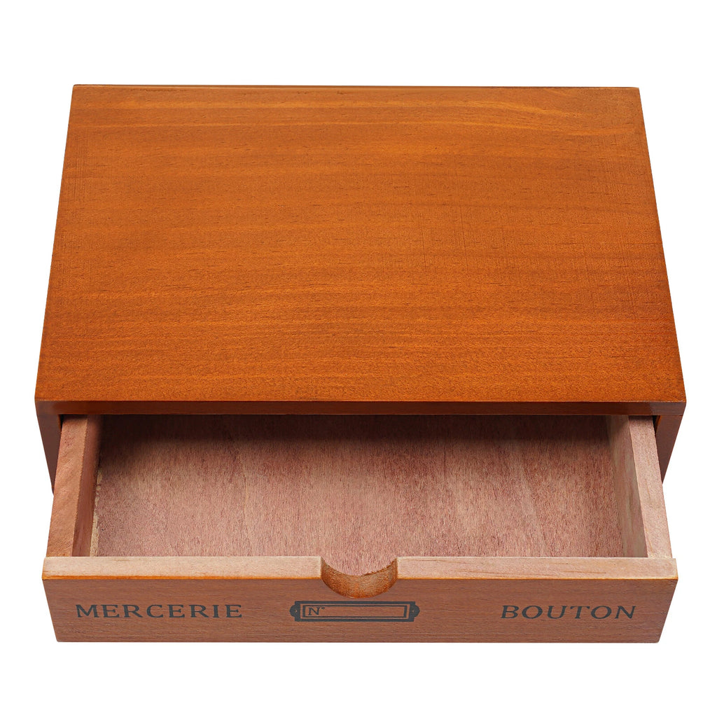 Single-Drawer Storage Box, Wooden Desktop Jewelry Organizer, Desktop Drawer Box | eBay