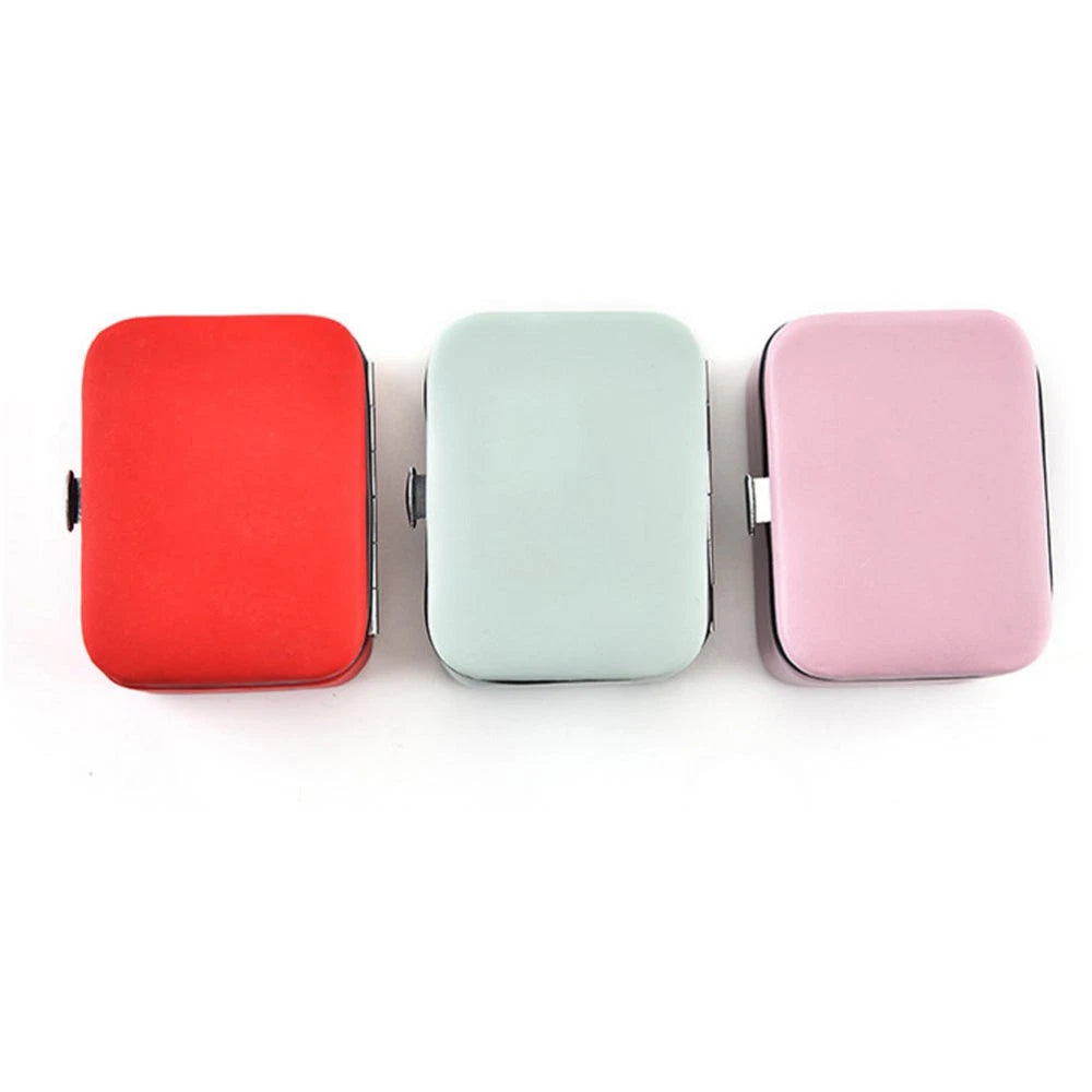 Portable Jewelry Box PU Necklace Rings Organizer Home Dresser Organizer | eBay