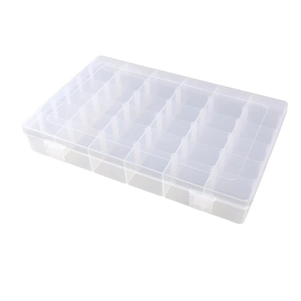 Jewelry Box Organizer Storage Container with Adjustable Dividers 36 Grids | eBay