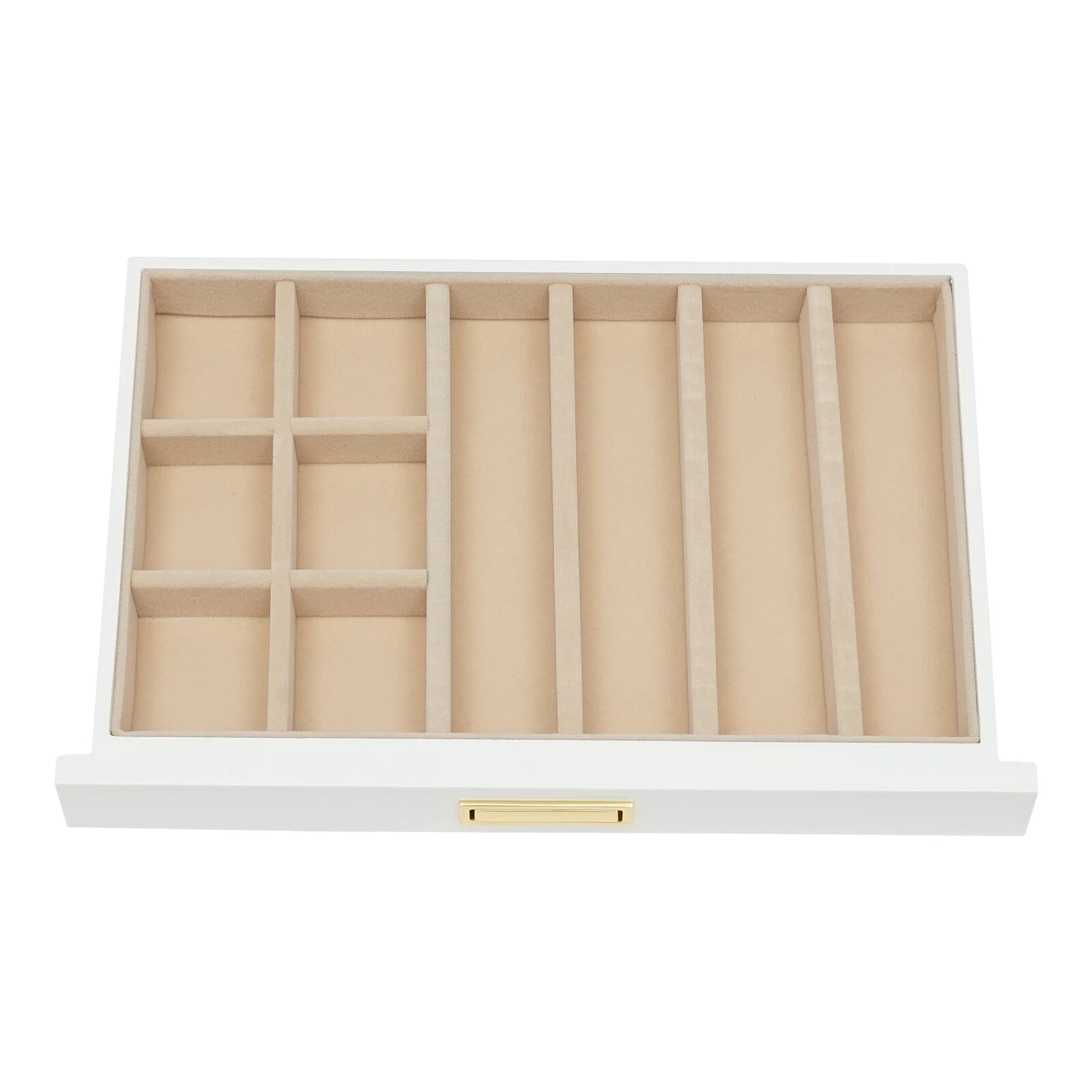 3 Layers Jewelry Storage Box W/ Safe Lock Large Capacity Organizer with 2 Drawer | eBay